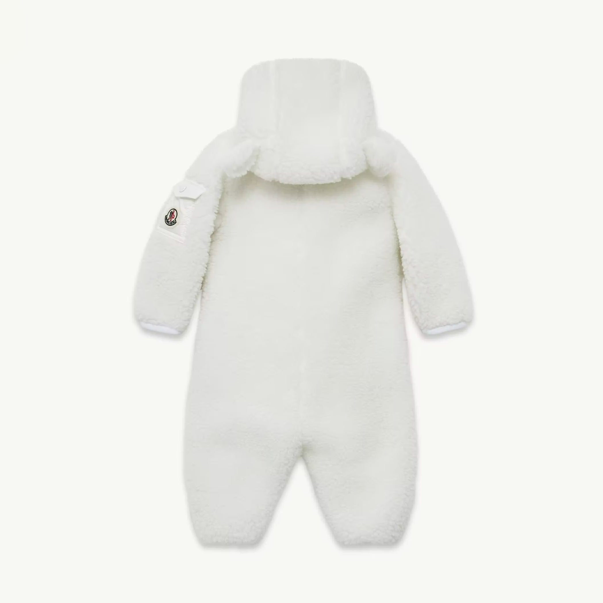 Baby Boys & Girls White Teddy Babysuit