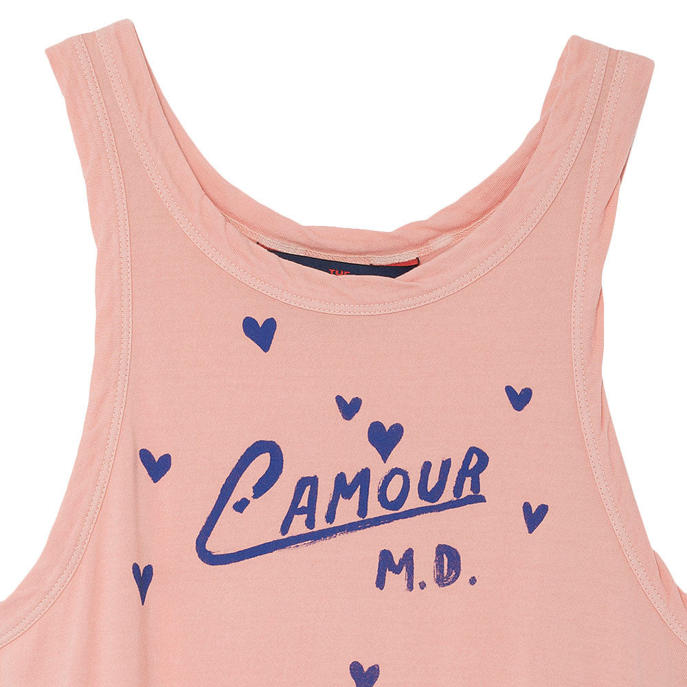 Girls Pink L'amour Vest - CÉMAROSE | Children's Fashion Store - 3