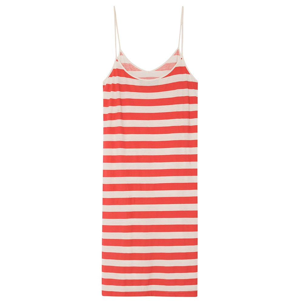 Girls Rose & White Striped Dress - CÉMAROSE | Children's Fashion Store - 2