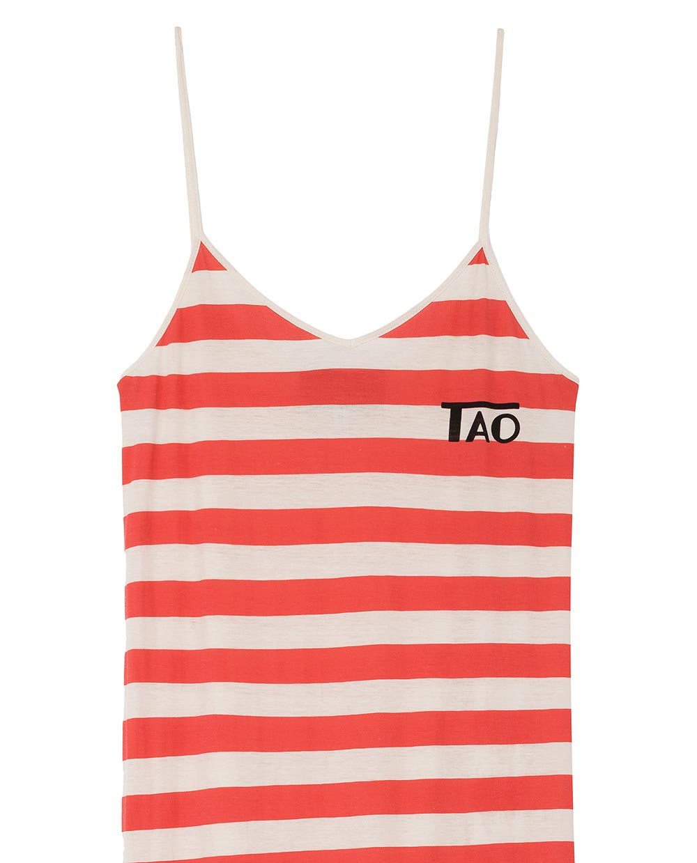Girls Rose & White Striped Dress - CÉMAROSE | Children's Fashion Store - 3