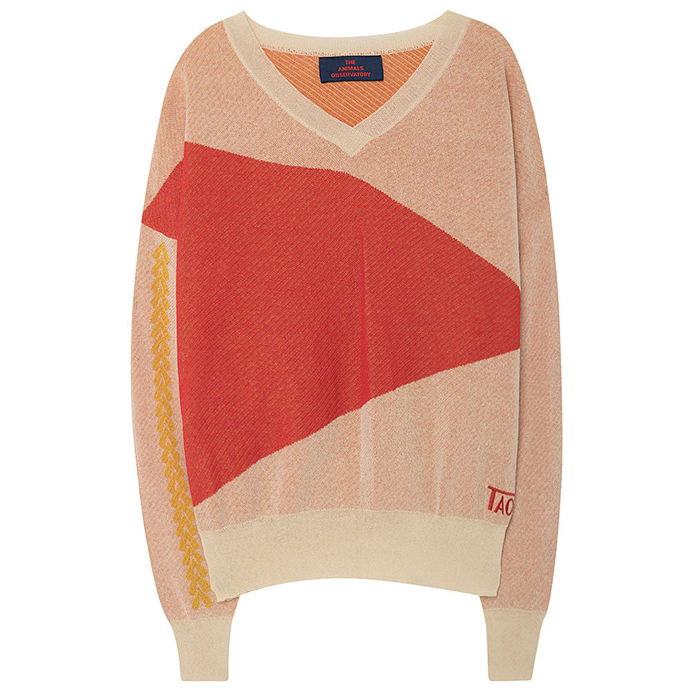 Girl Multicolor Long Sleeves Sweater - CÉMAROSE | Children's Fashion Store - 1