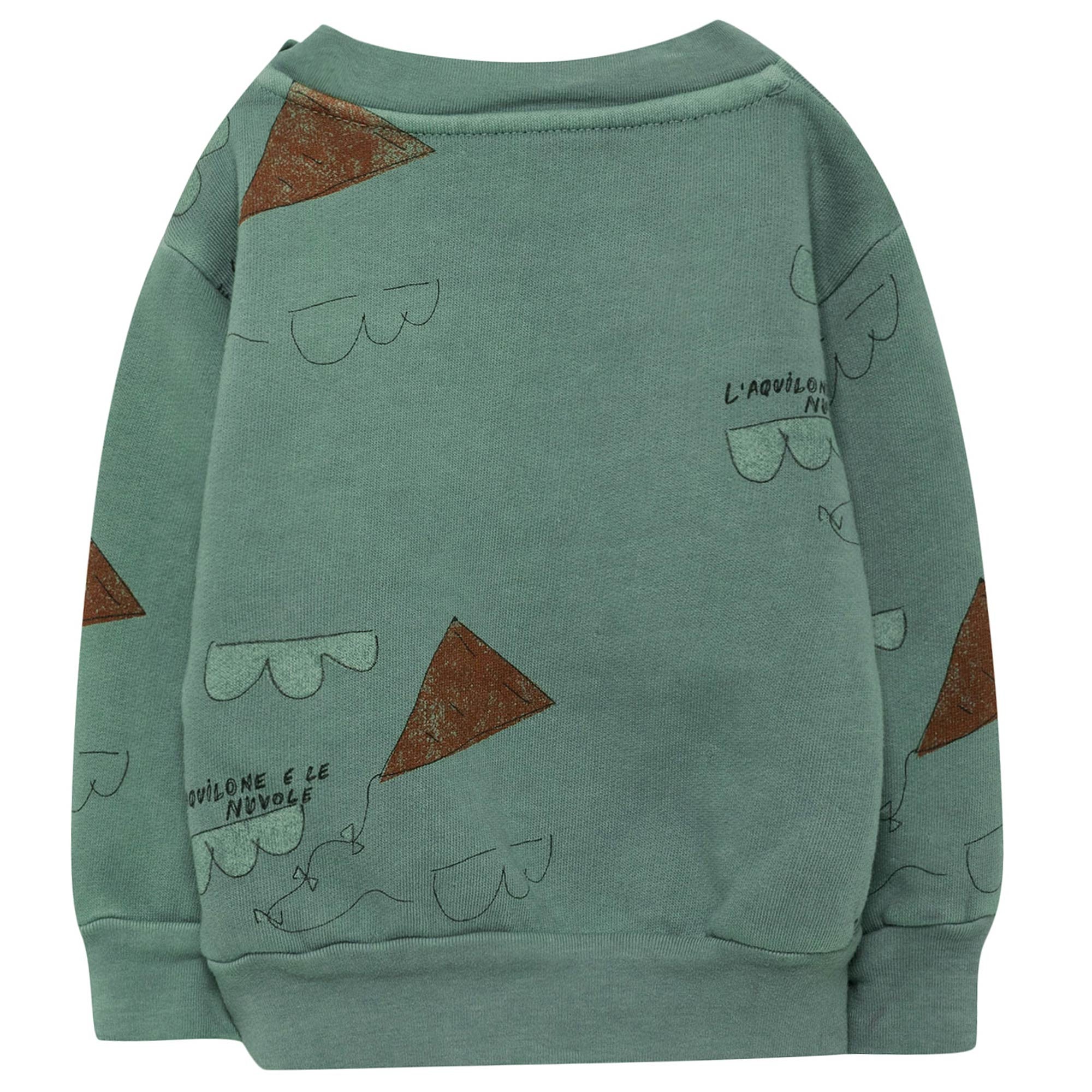 Baby Green Cotton Sweatshirt