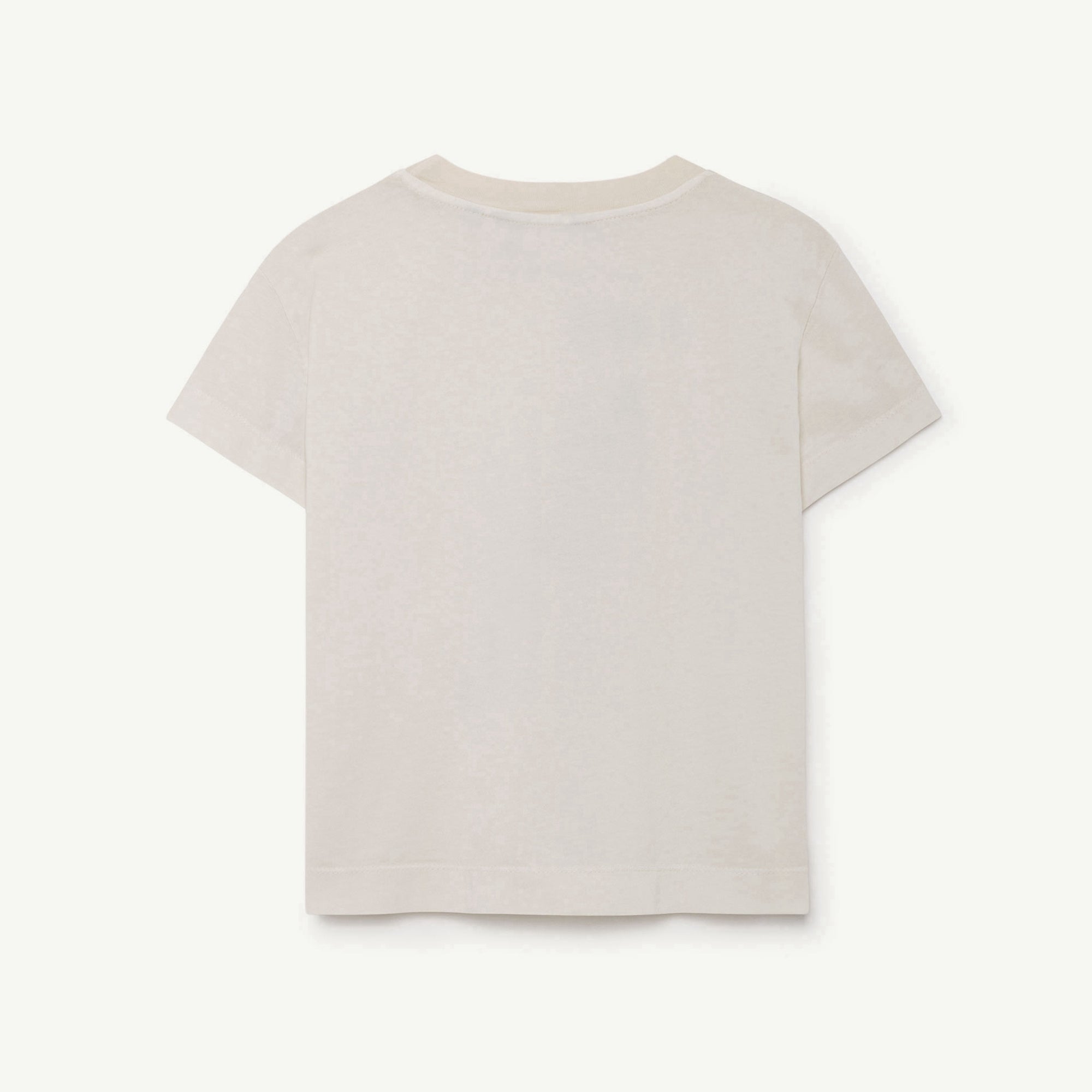 Girls & Boys White Blue Cotton T-shirt