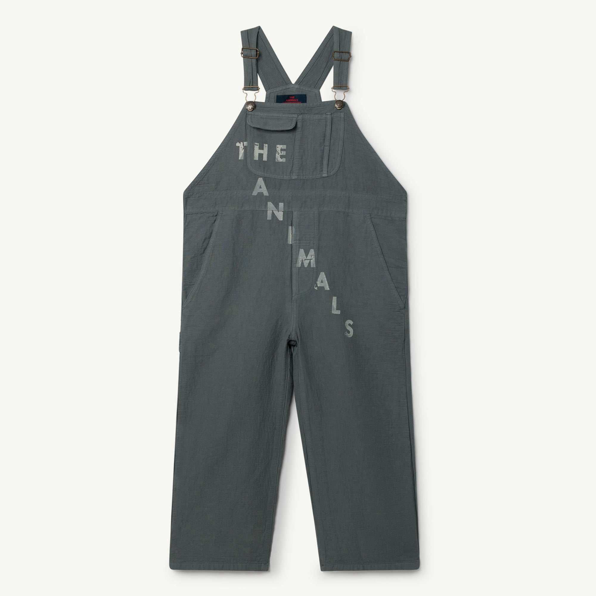 Girls & Boys Grey Cotton Trousers