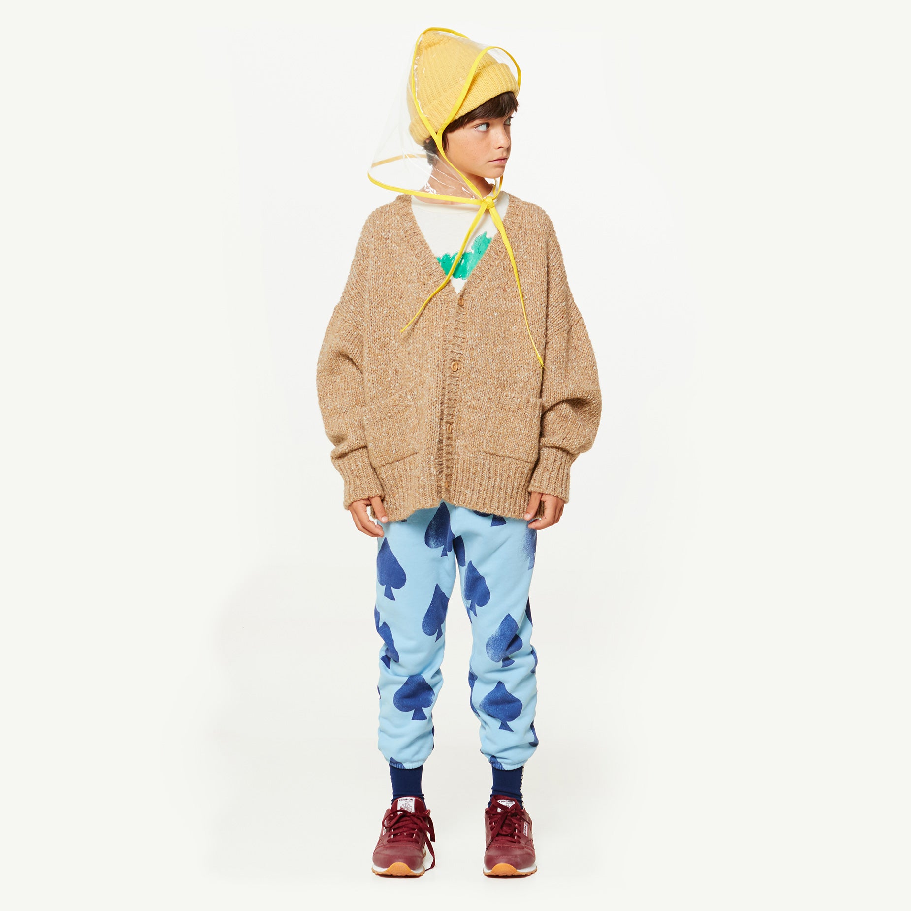 Girls & Boys Sand Wool Cardigan