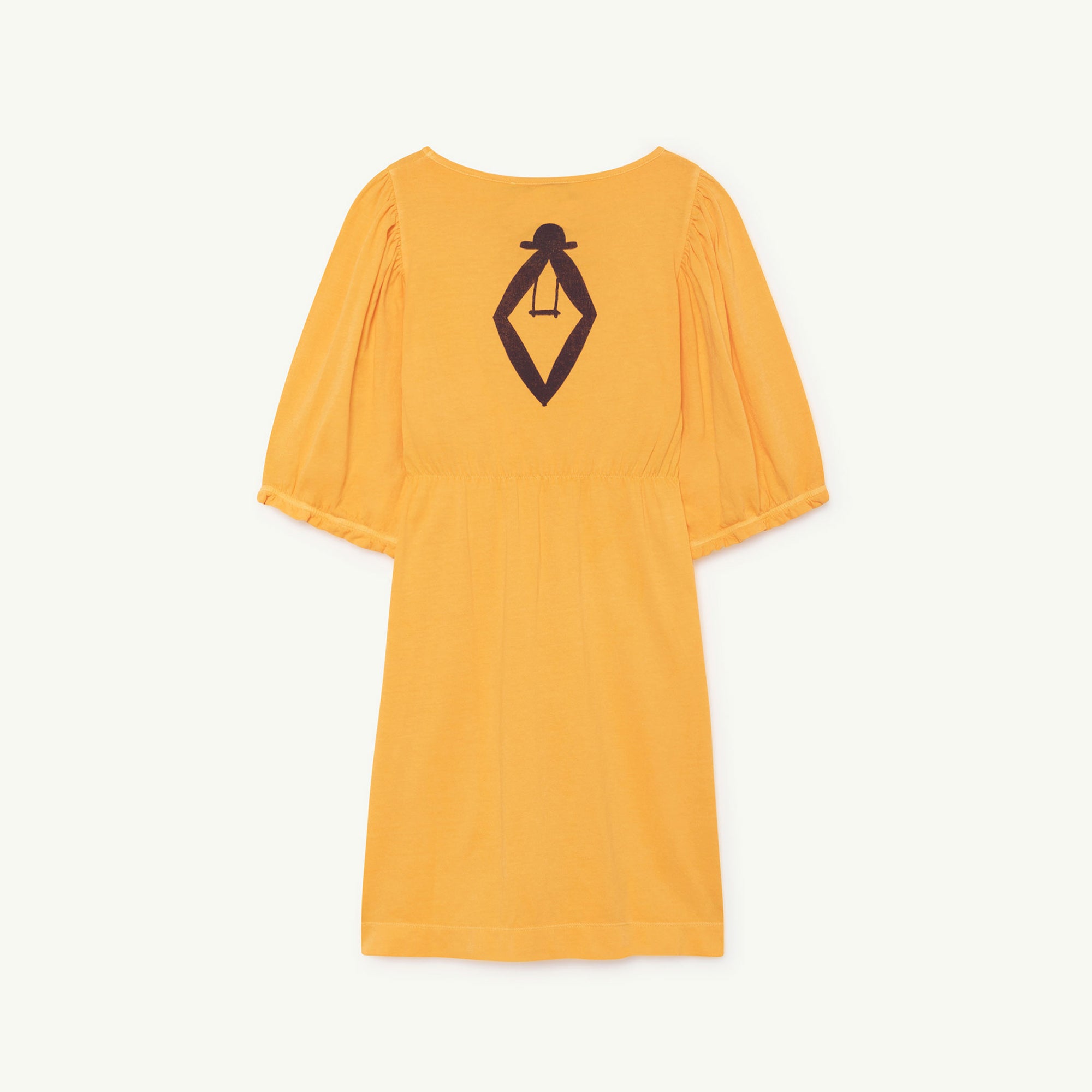 Girls Yellow Cotton Dress