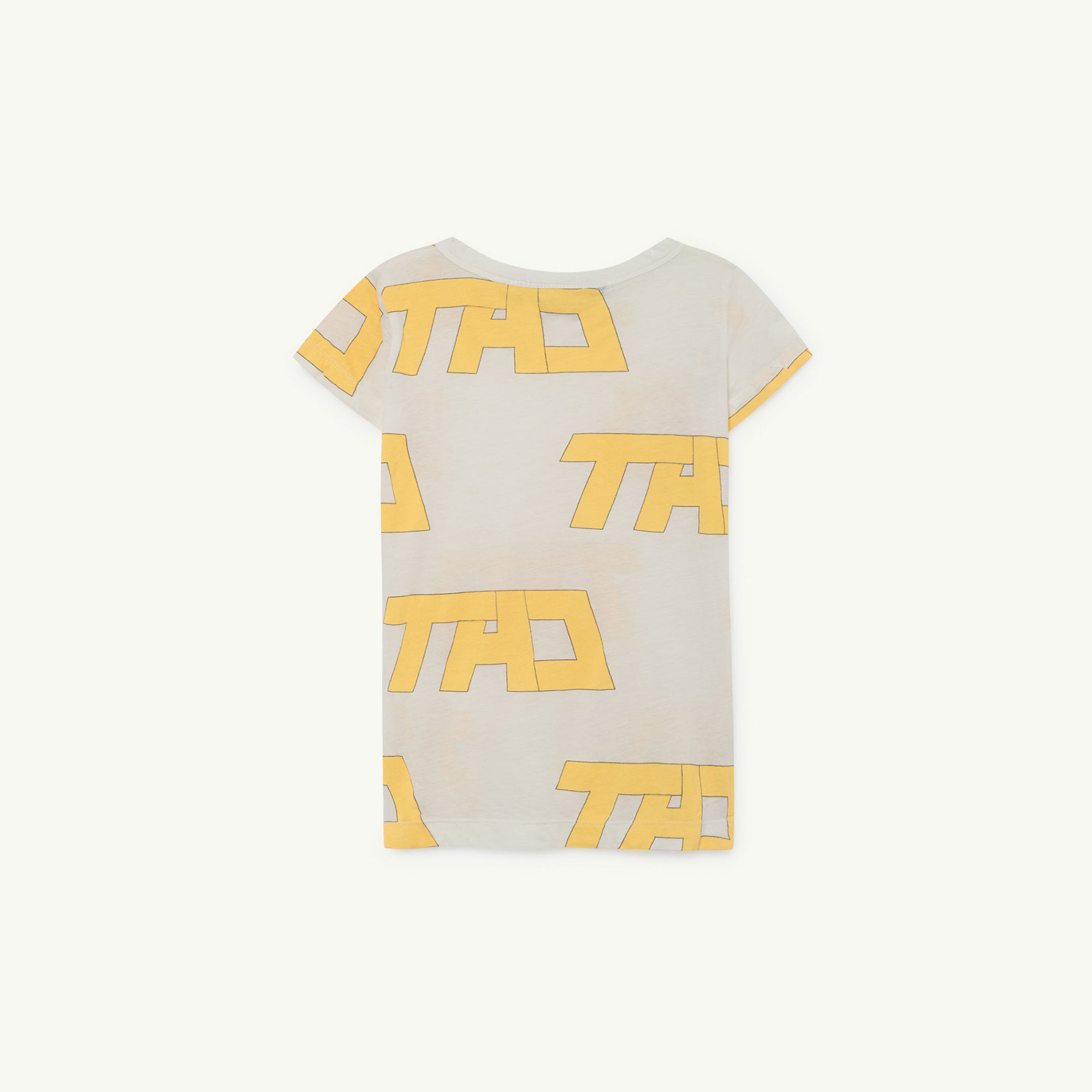 Girls White Cotton T-shirt