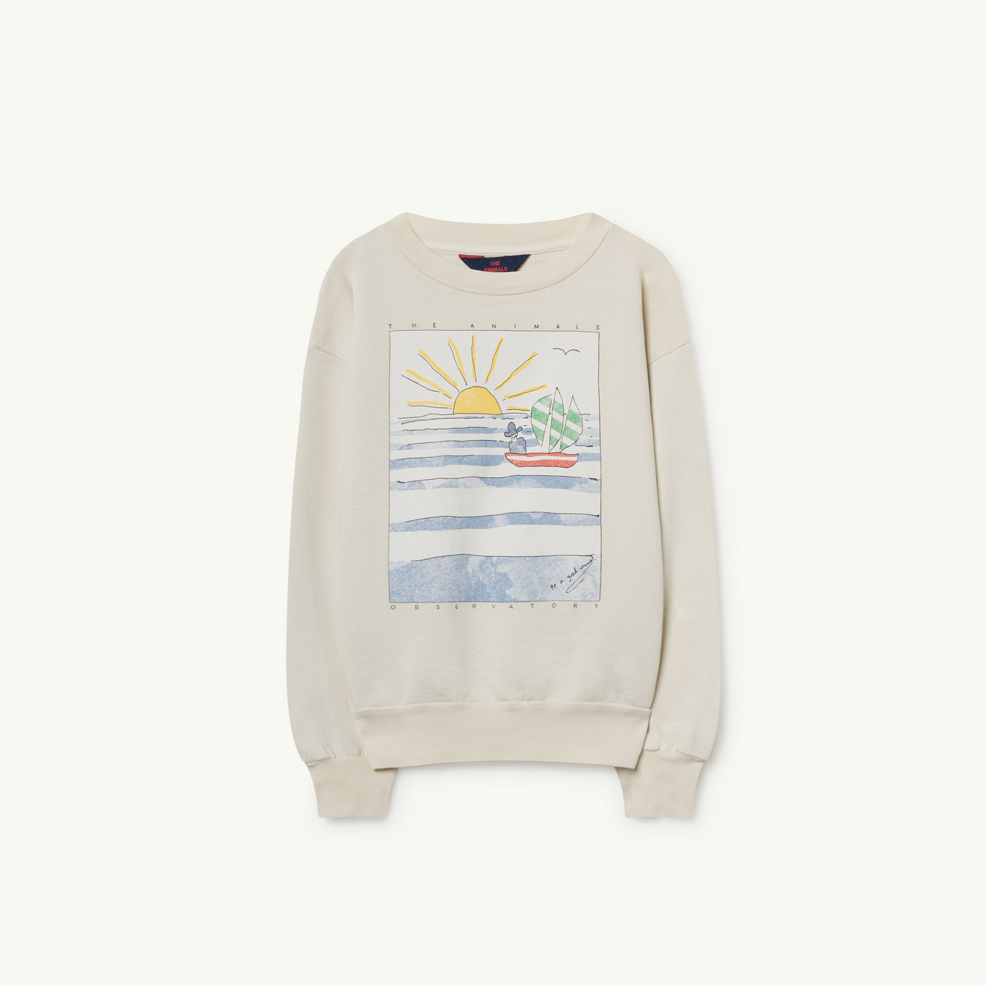 Girls White Cotton Sweatshirt