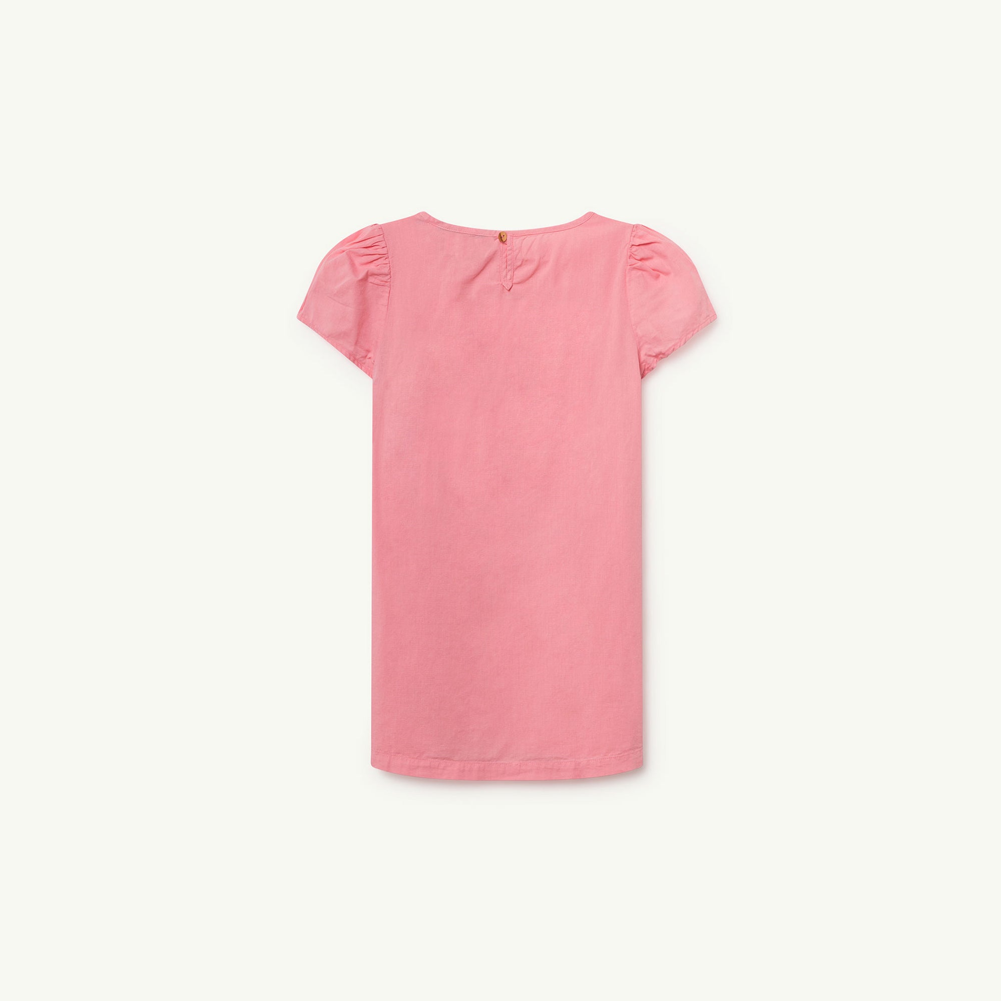 Girls Pink Landscape Cotton Dress