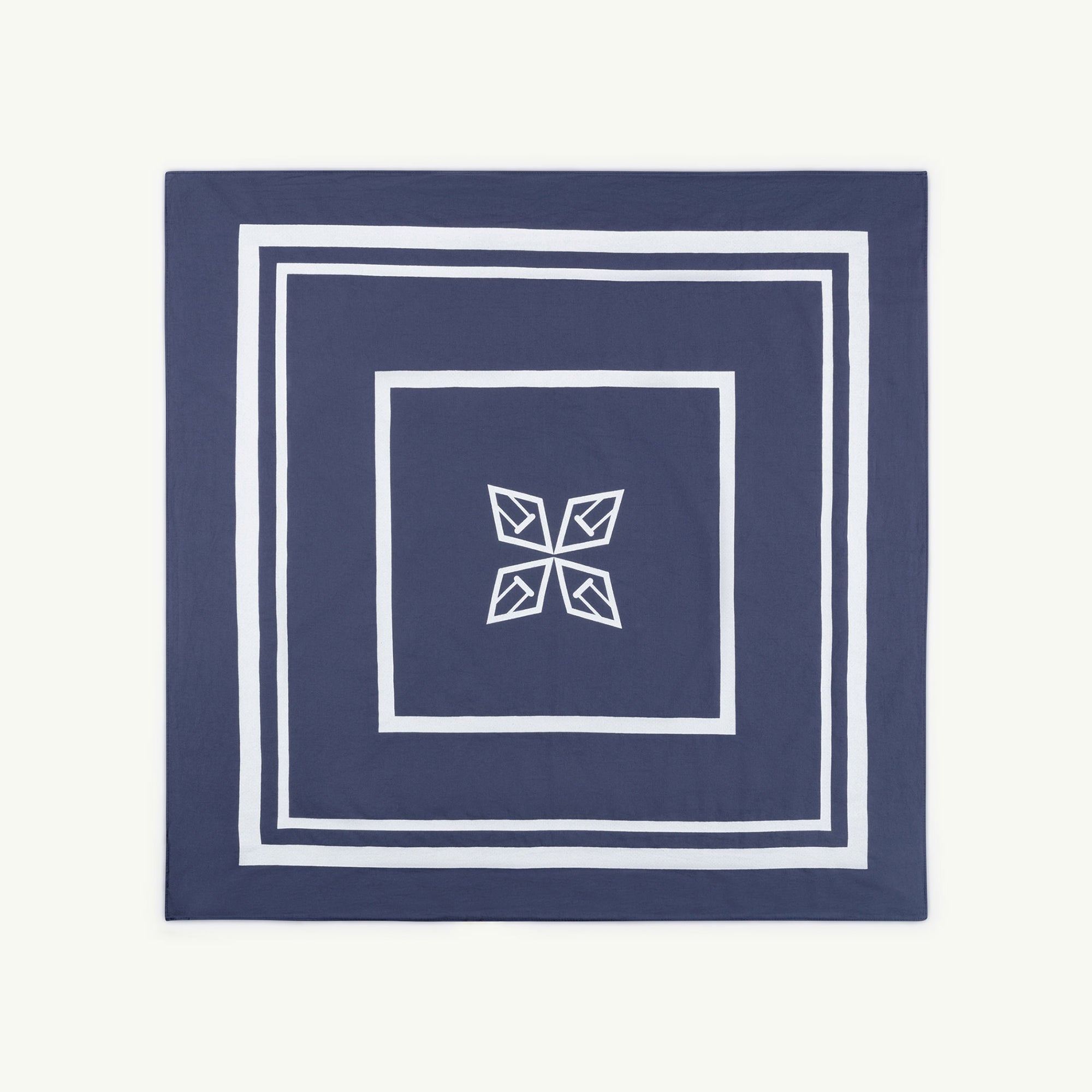 Girls & Boys Dark Blue Cotton Scarf