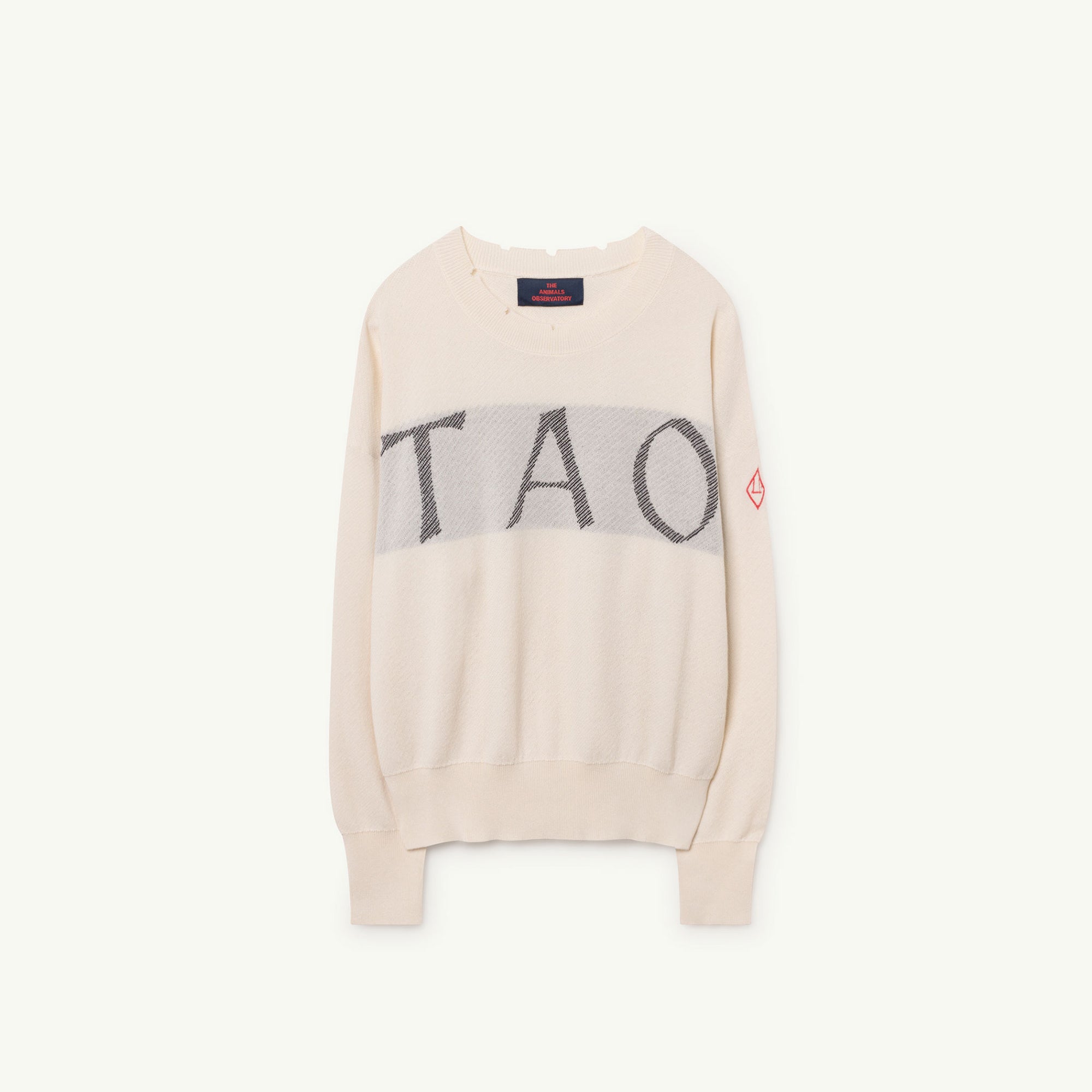 Girls Raw White Cotton Sweater