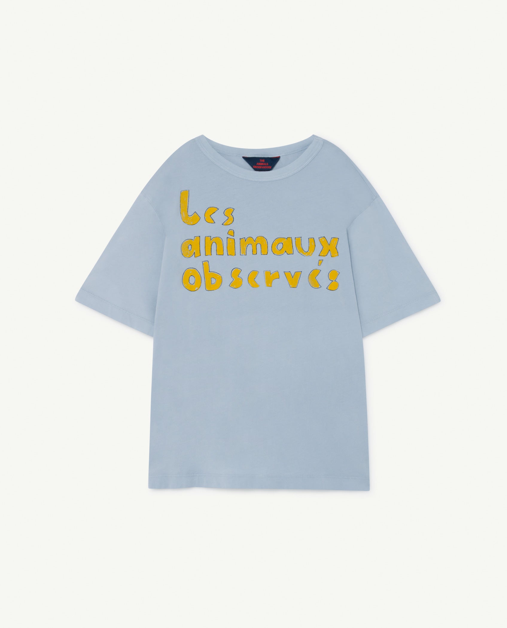 Boys & Girls Blue Logo Cotton T-shirt