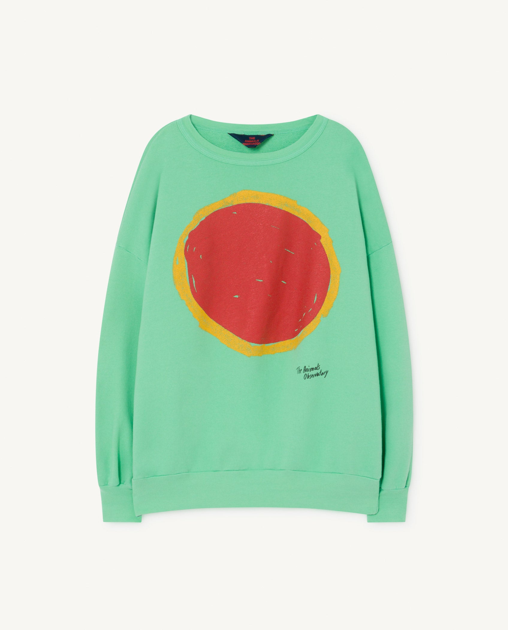 Boys & Girls Green Cotton Sweatshirt