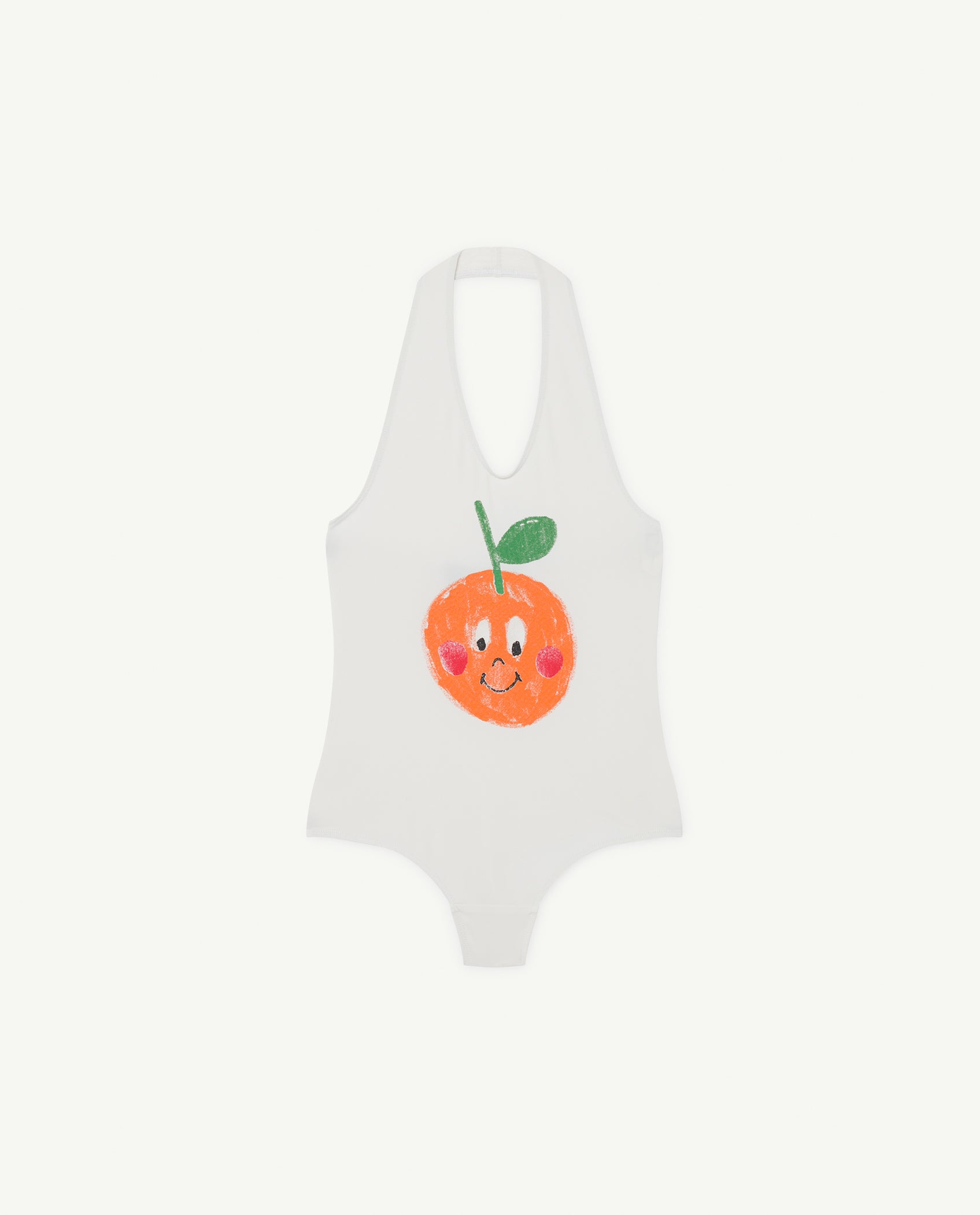 Girls White Fruit Swimsuit