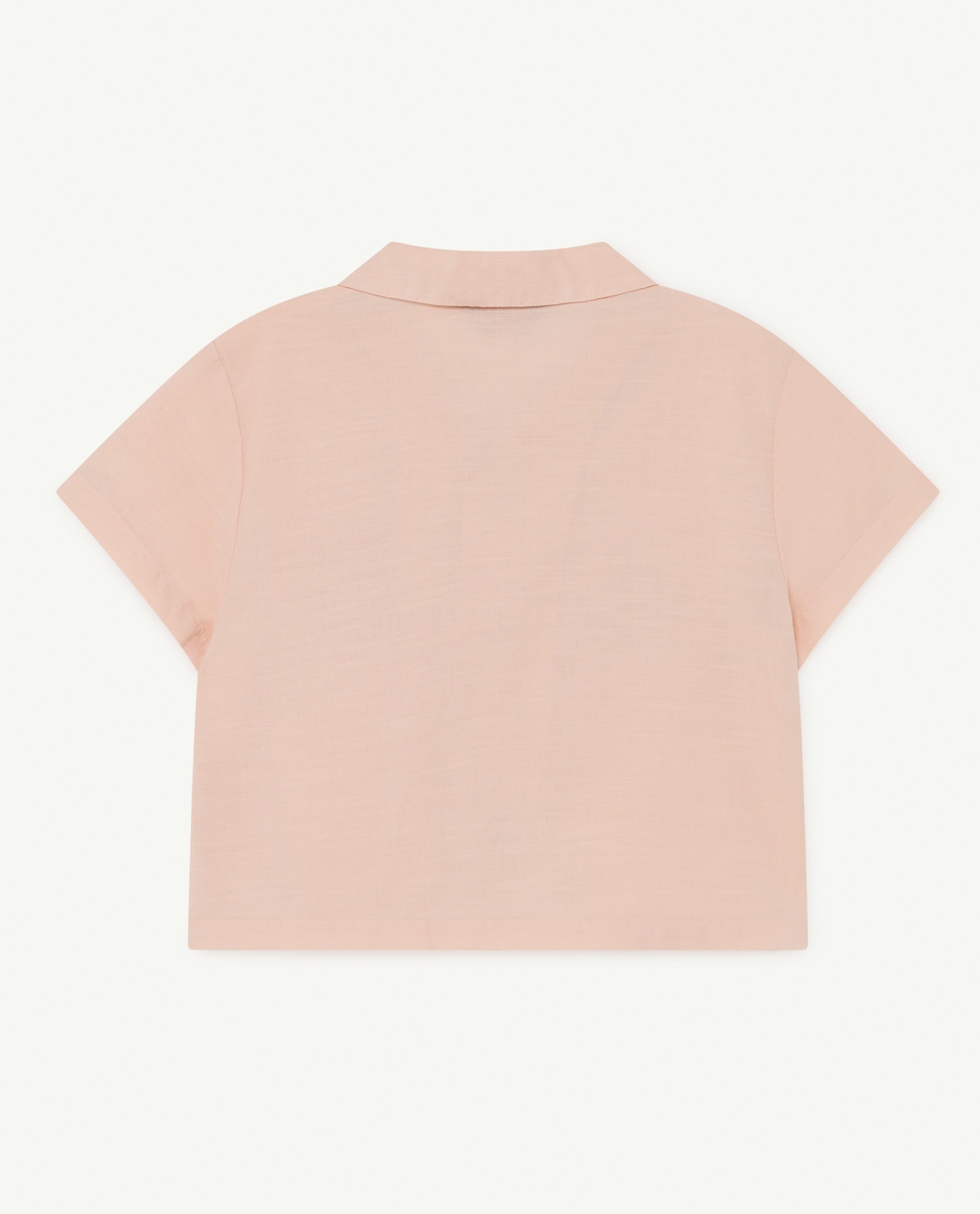 Girls Pink Embroidered Cotton Shirt