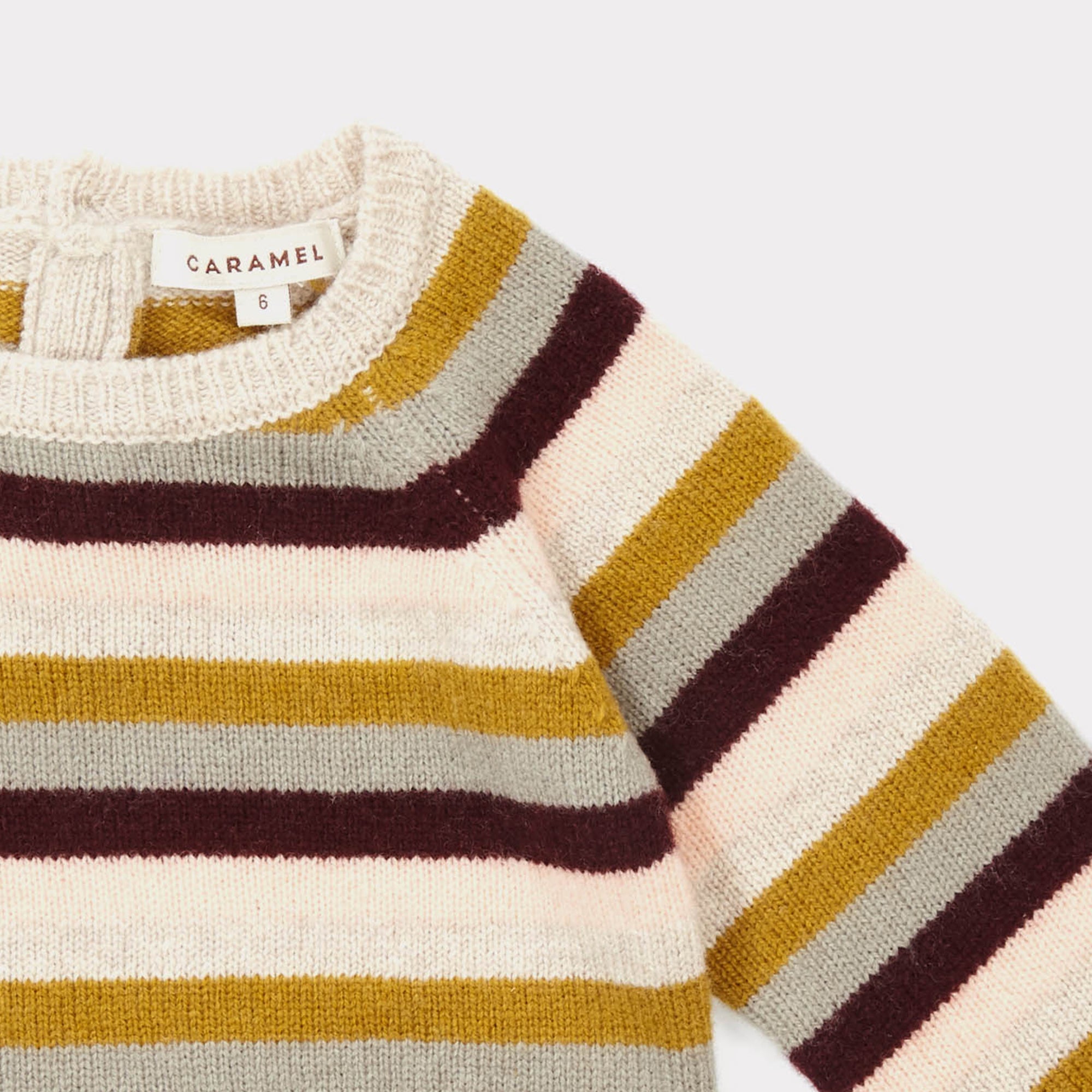 Baby Rosewood Striped Sweater