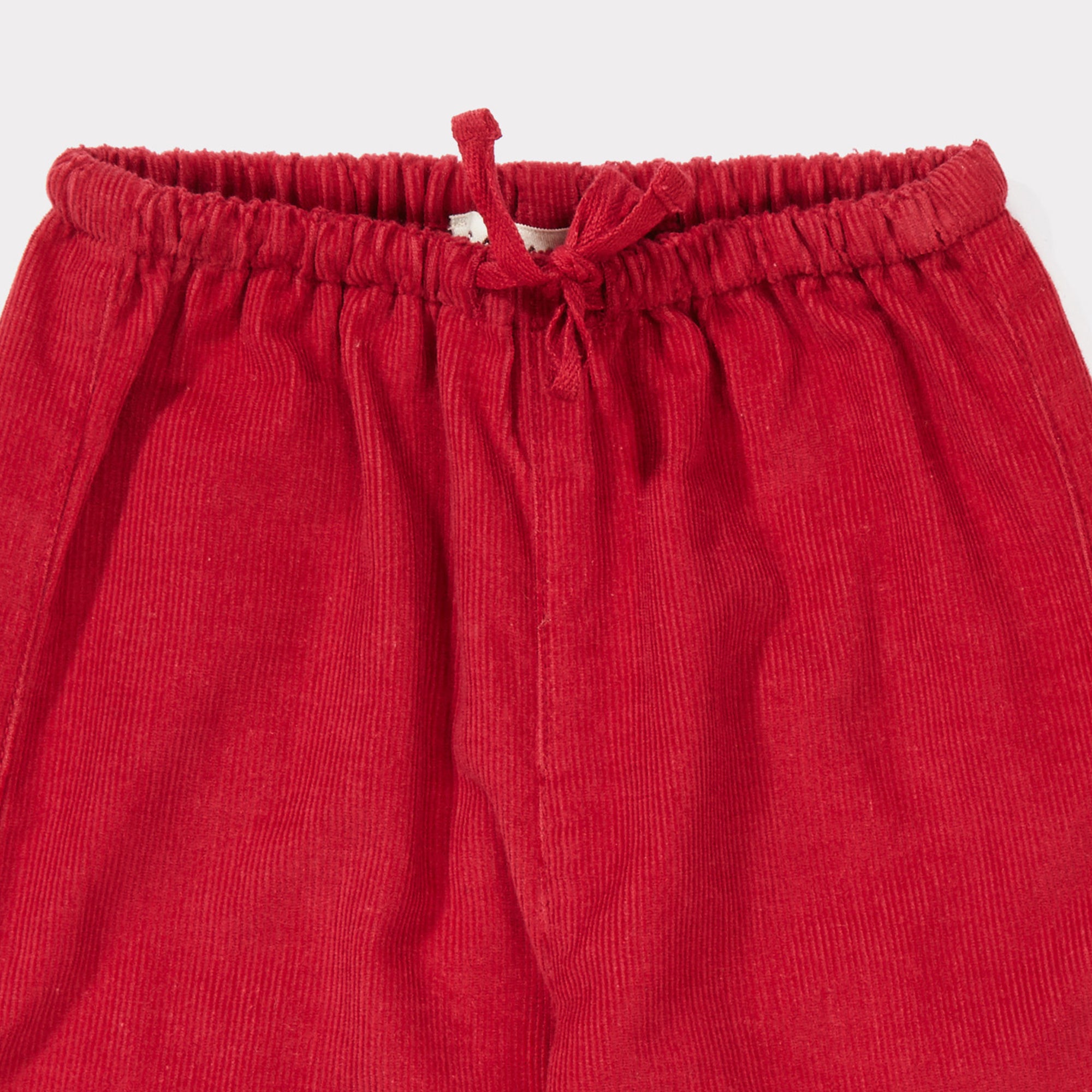 Baby Tomato Cotton Woven Trousers