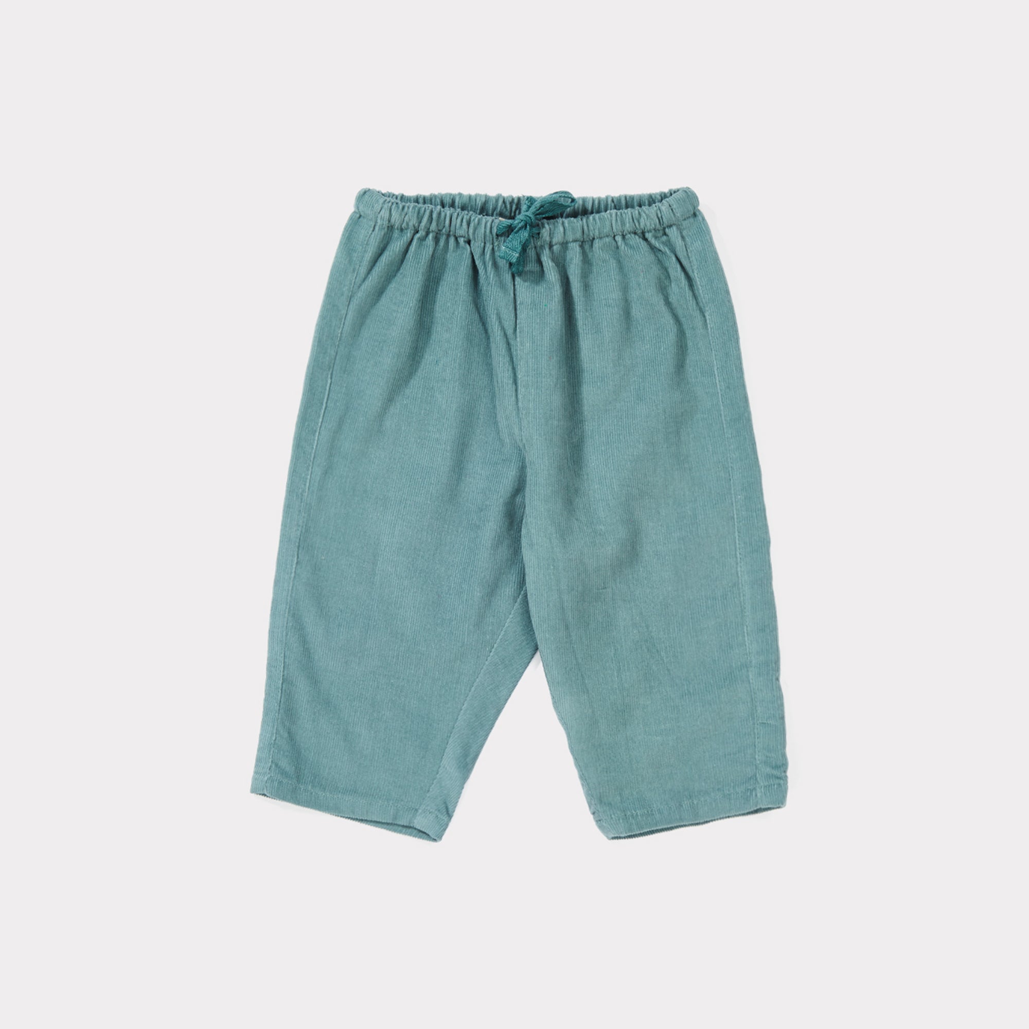 Baby Cameo Blue Cotton Woven Trousers