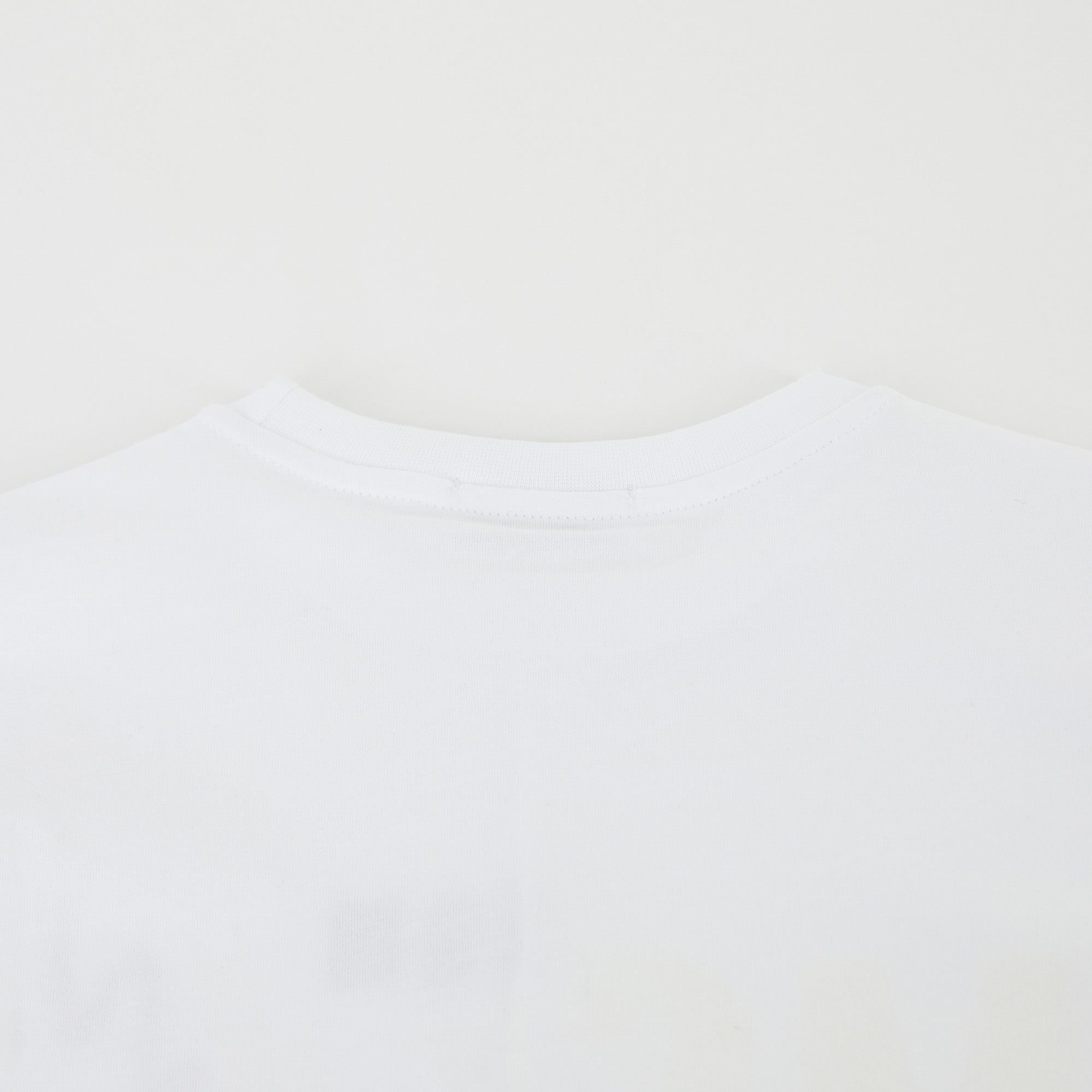 Girls White Logo Cotton T-Shirt