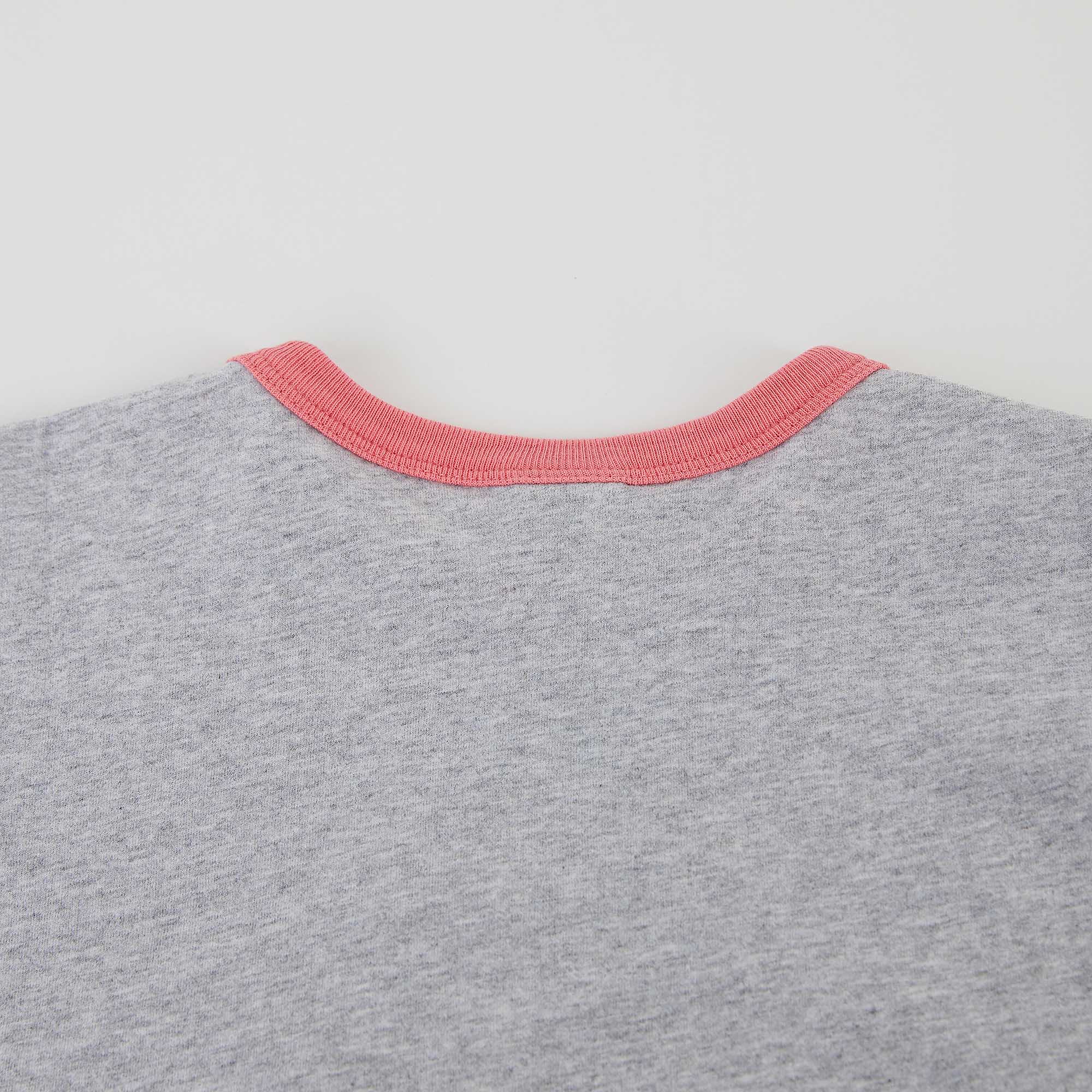 Girls Grey Logo Cotton T-Shirt