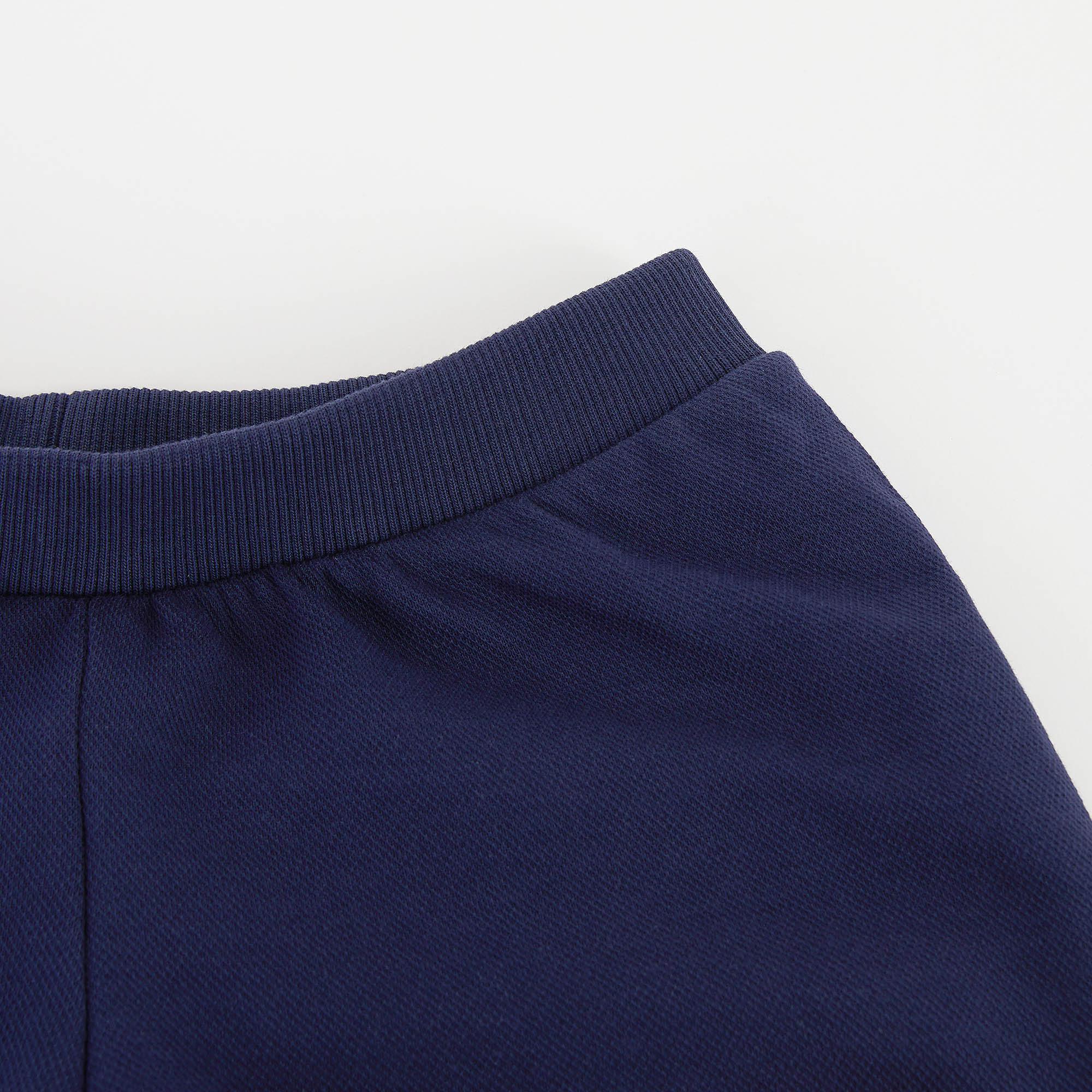 Baby Boys & Girls Navy Logo Cotton Shorts