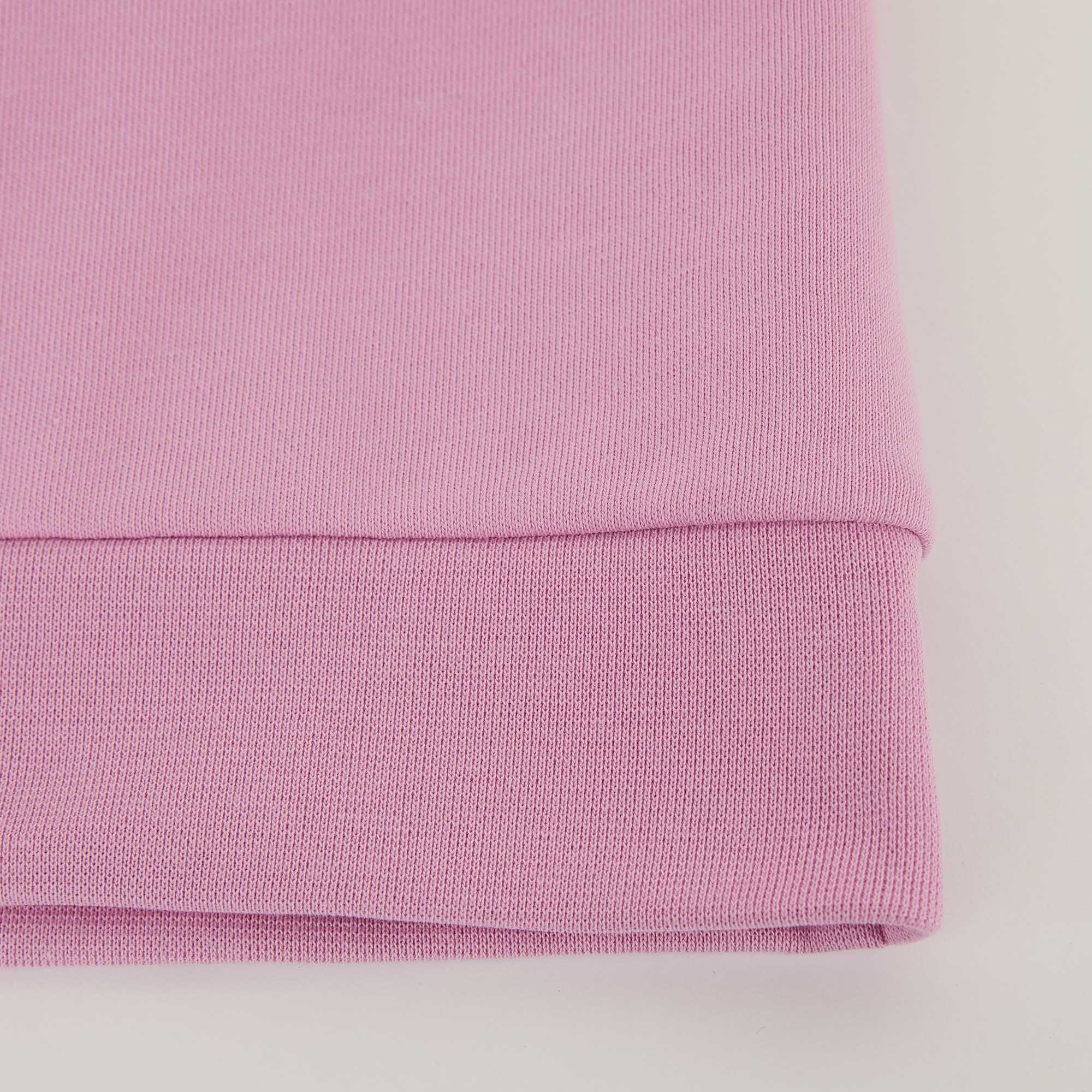 Girls Pink Logo Cotton Sweatshirt