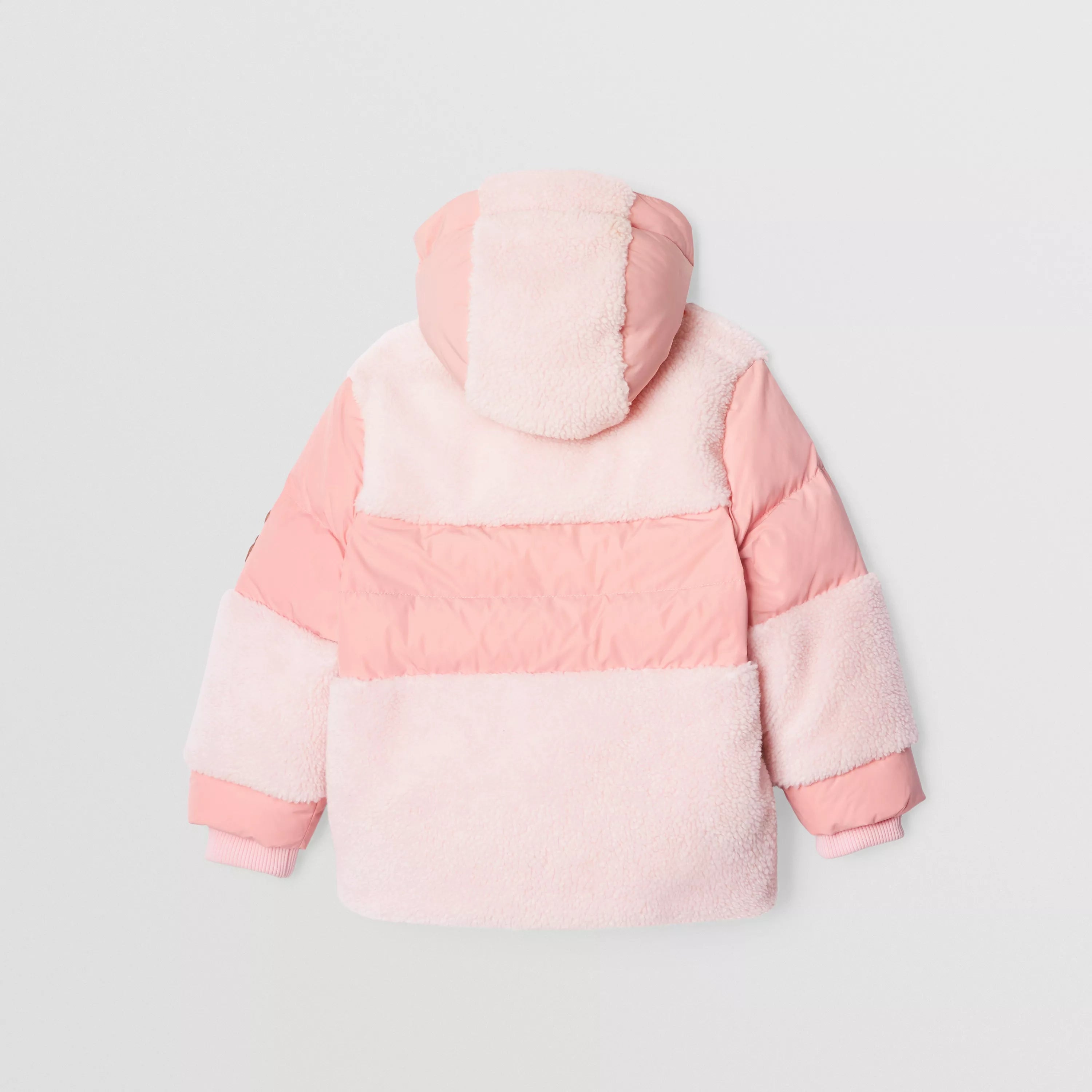 Girls Pink Padded Down Jacket