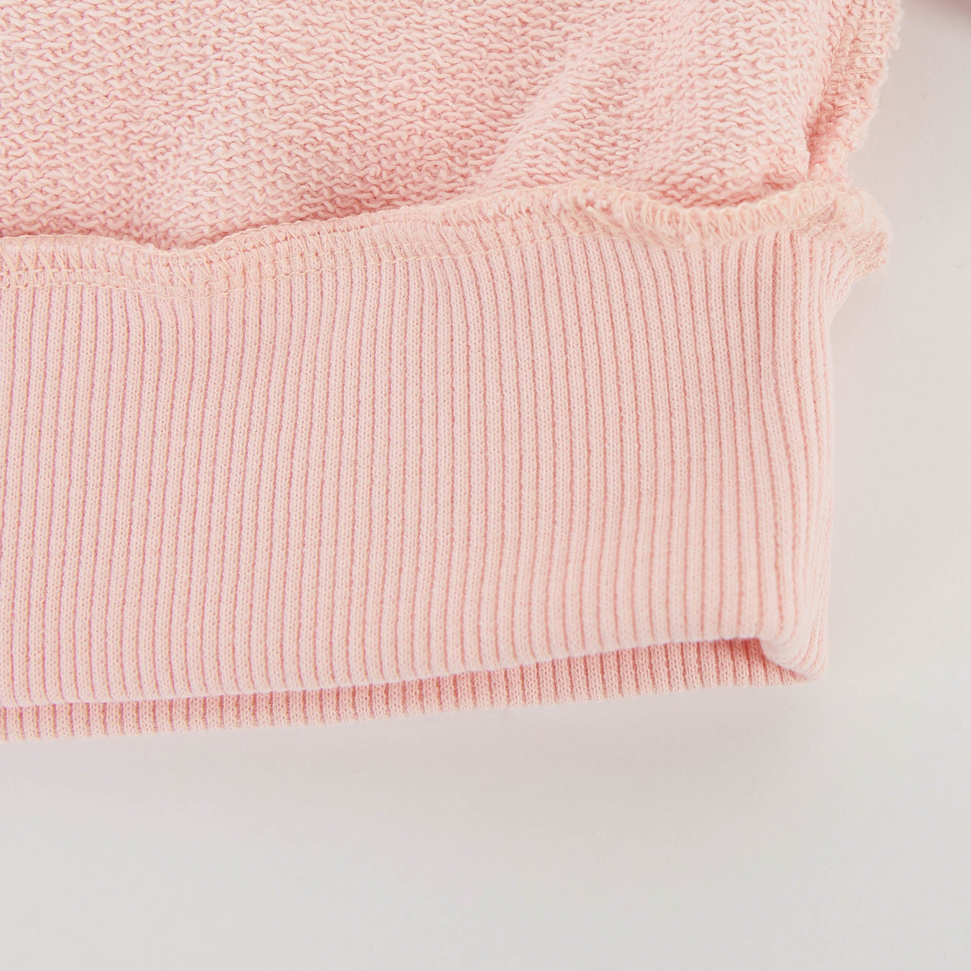 Girls Pink Logo Cotton Set