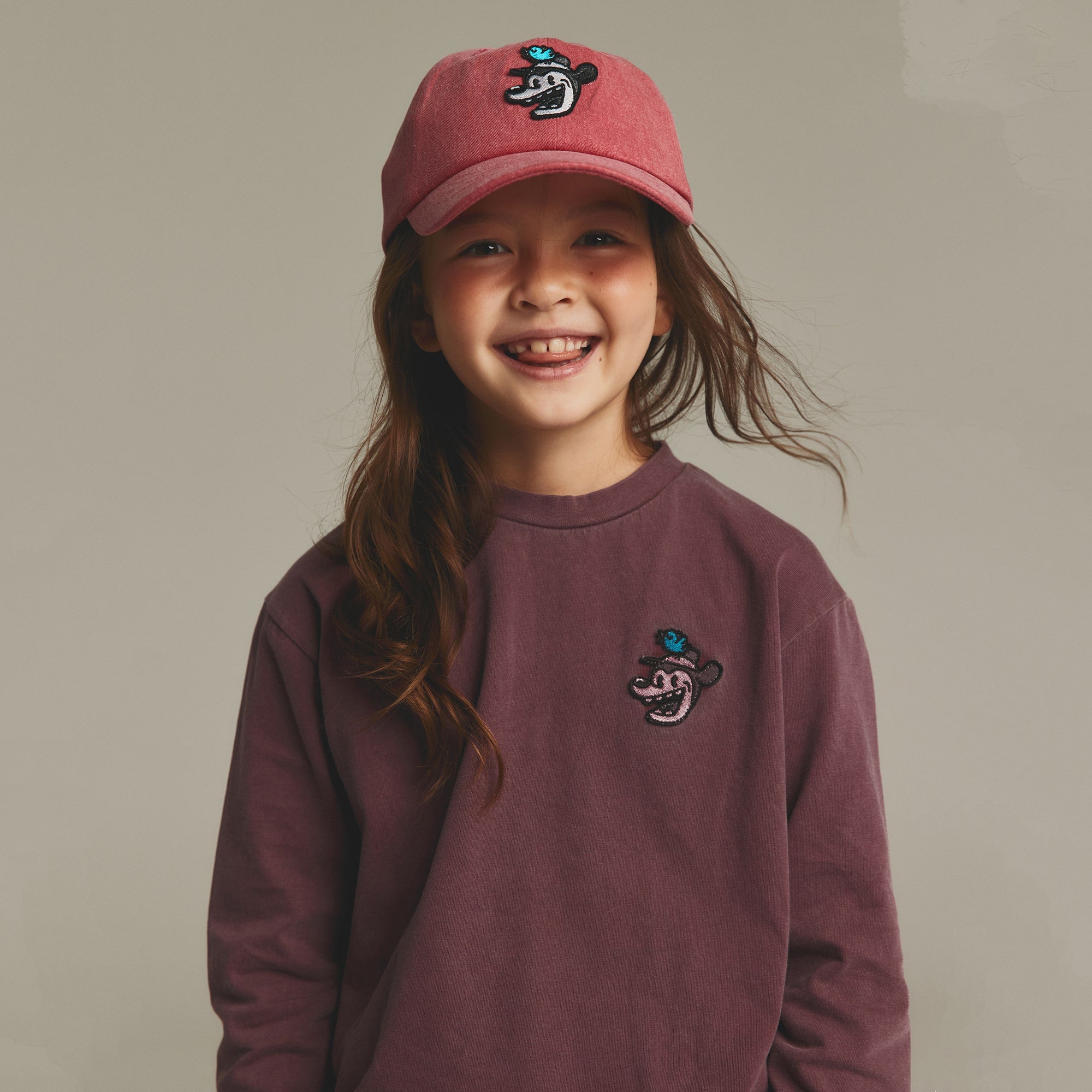 Boys & Girls Wine Red Cotton T-Shirt
