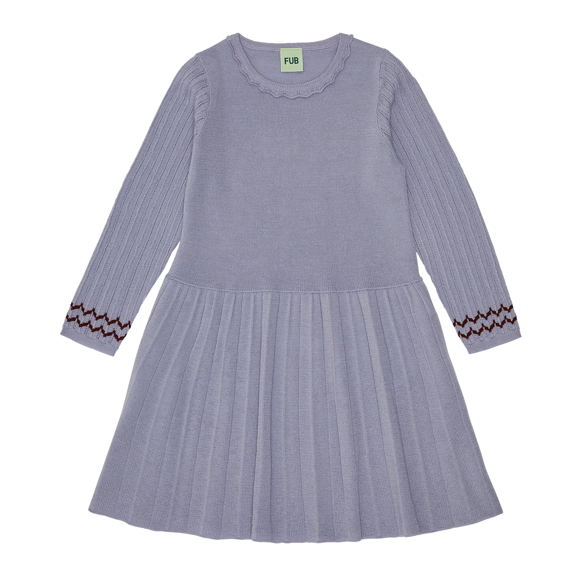 Girls Light Purple Wool Dress