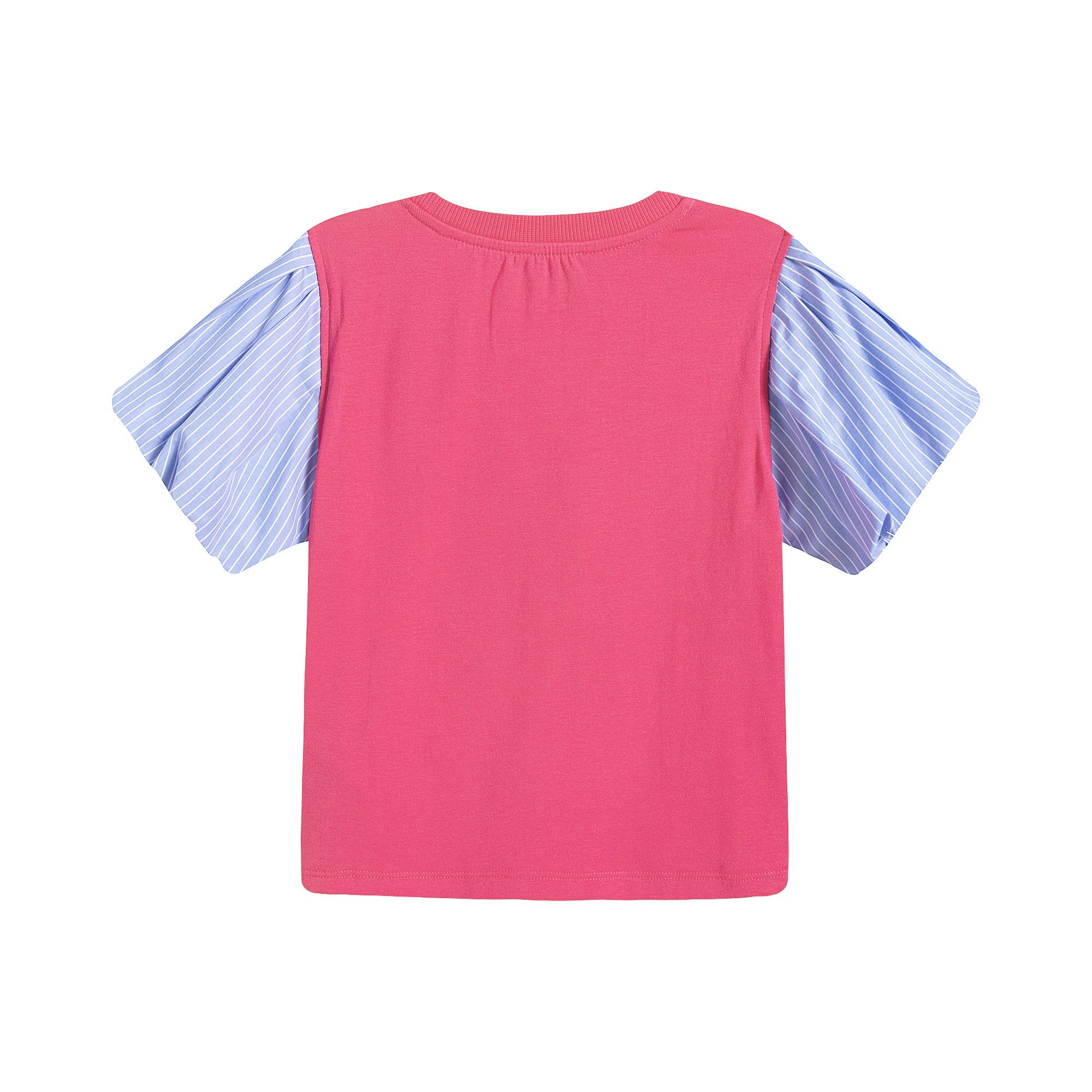 Girls Pink Logo Cotton T-Shirt