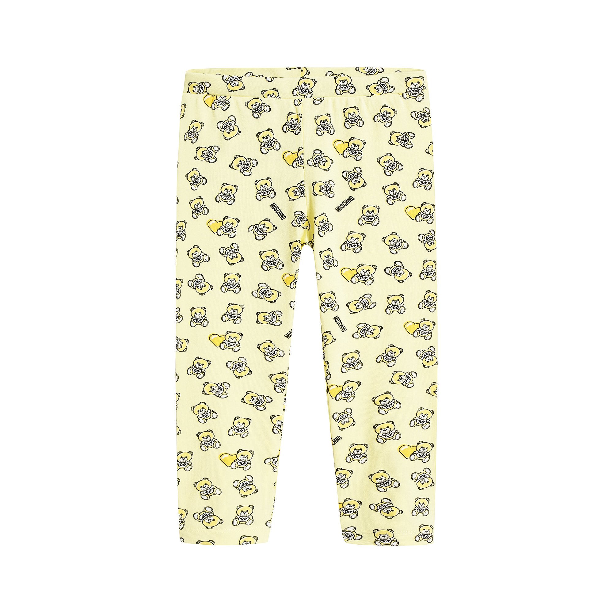 Baby Girls Yellow Cotton Leggings