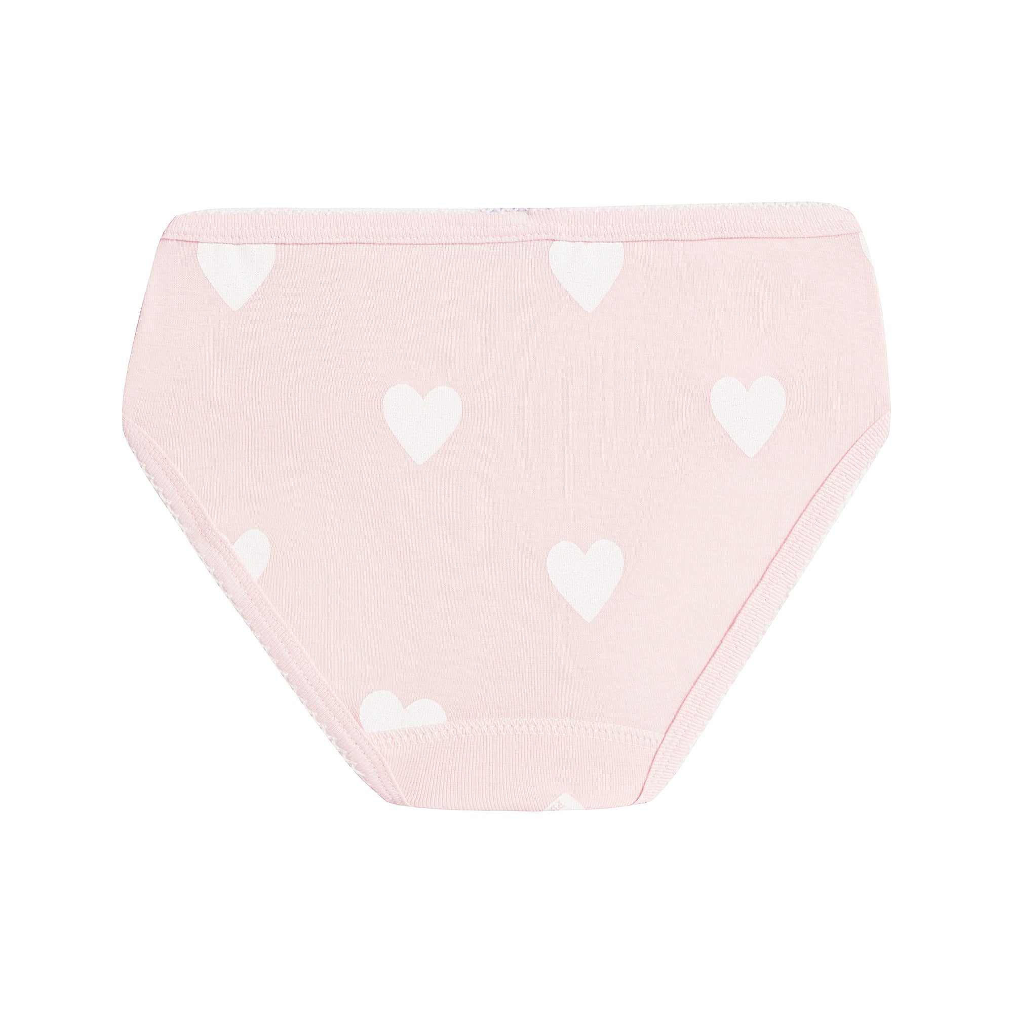 Girls Multicolor Hearts Underwear Set ( 3 Pieces )