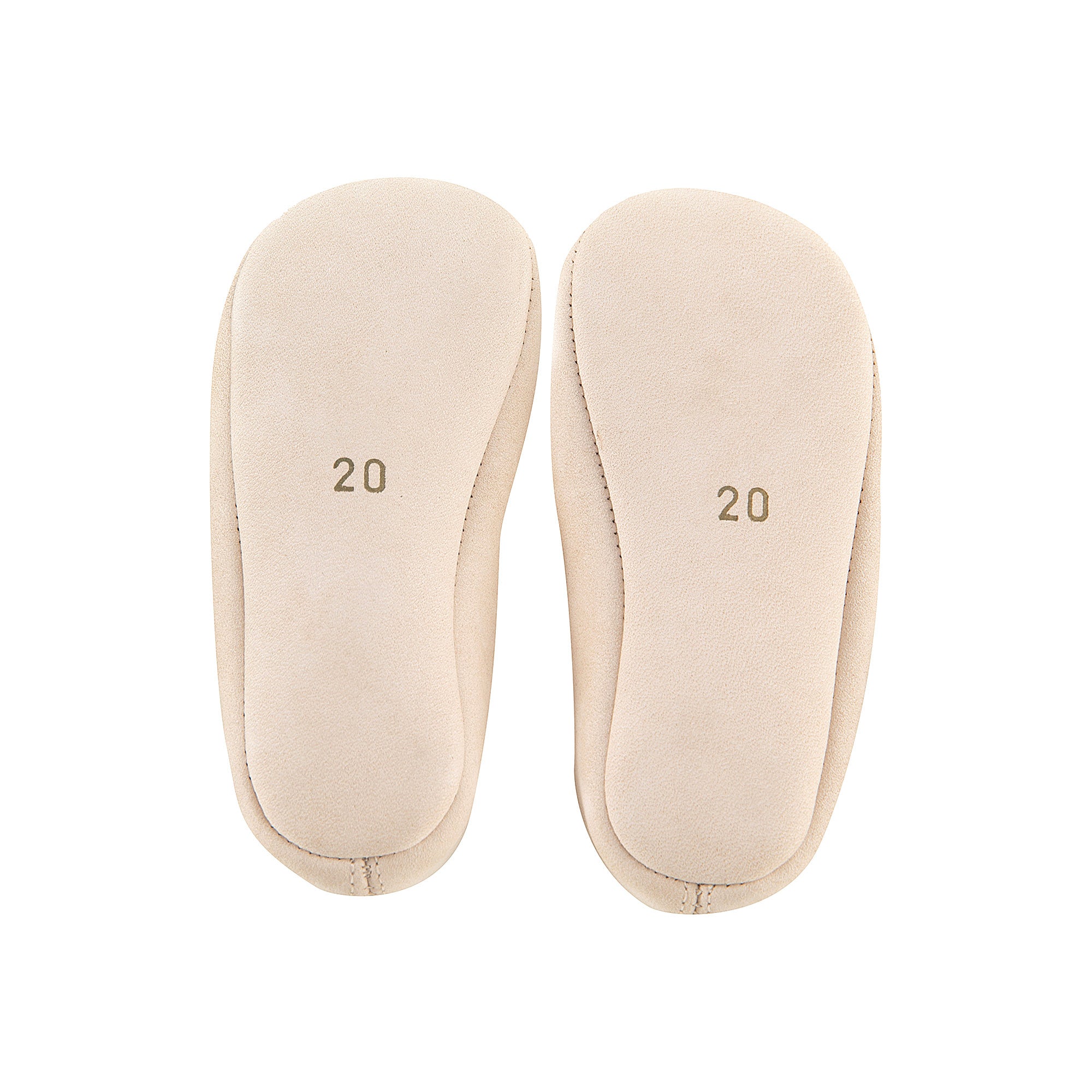Baby Girls Beige Flat Shoes