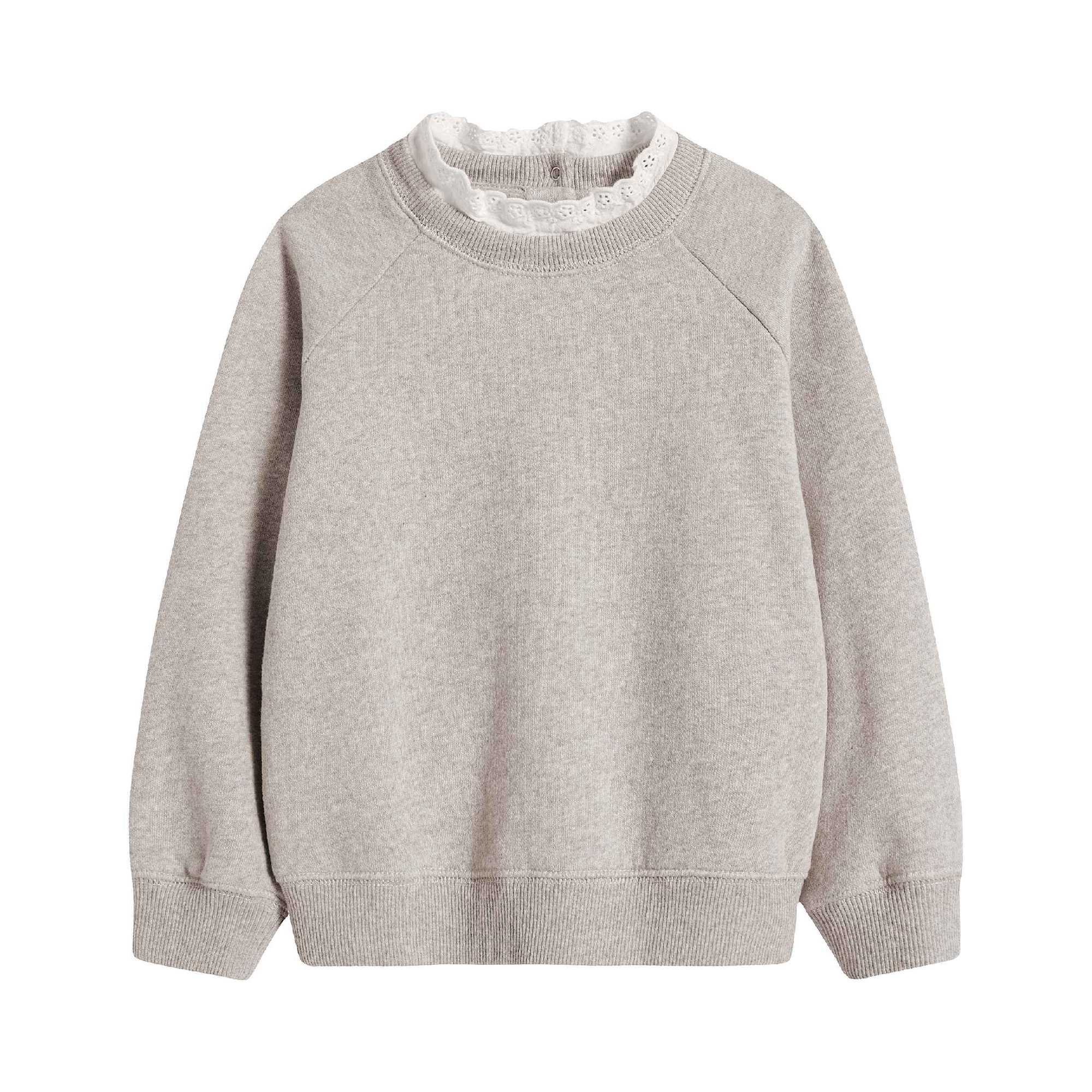 Girls Light Grey Sweatshirt