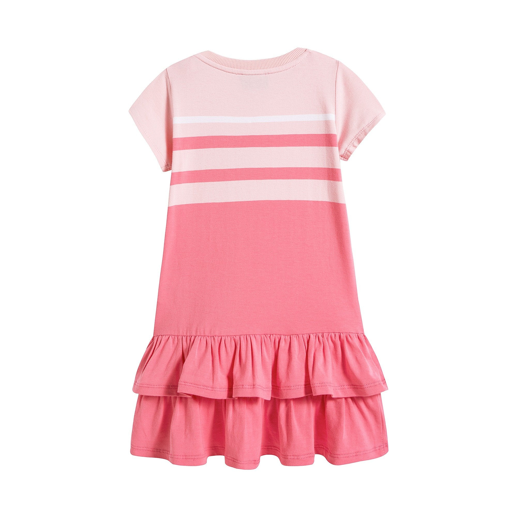 Baby Girls Pink Stripe Cotton Dress