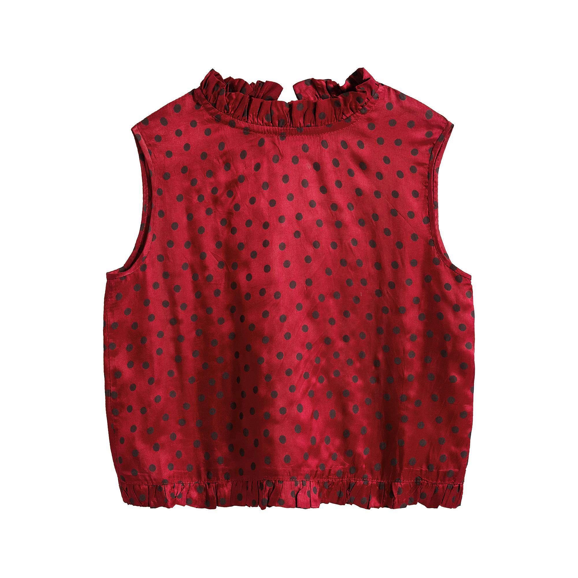 Girls Red Dots Top