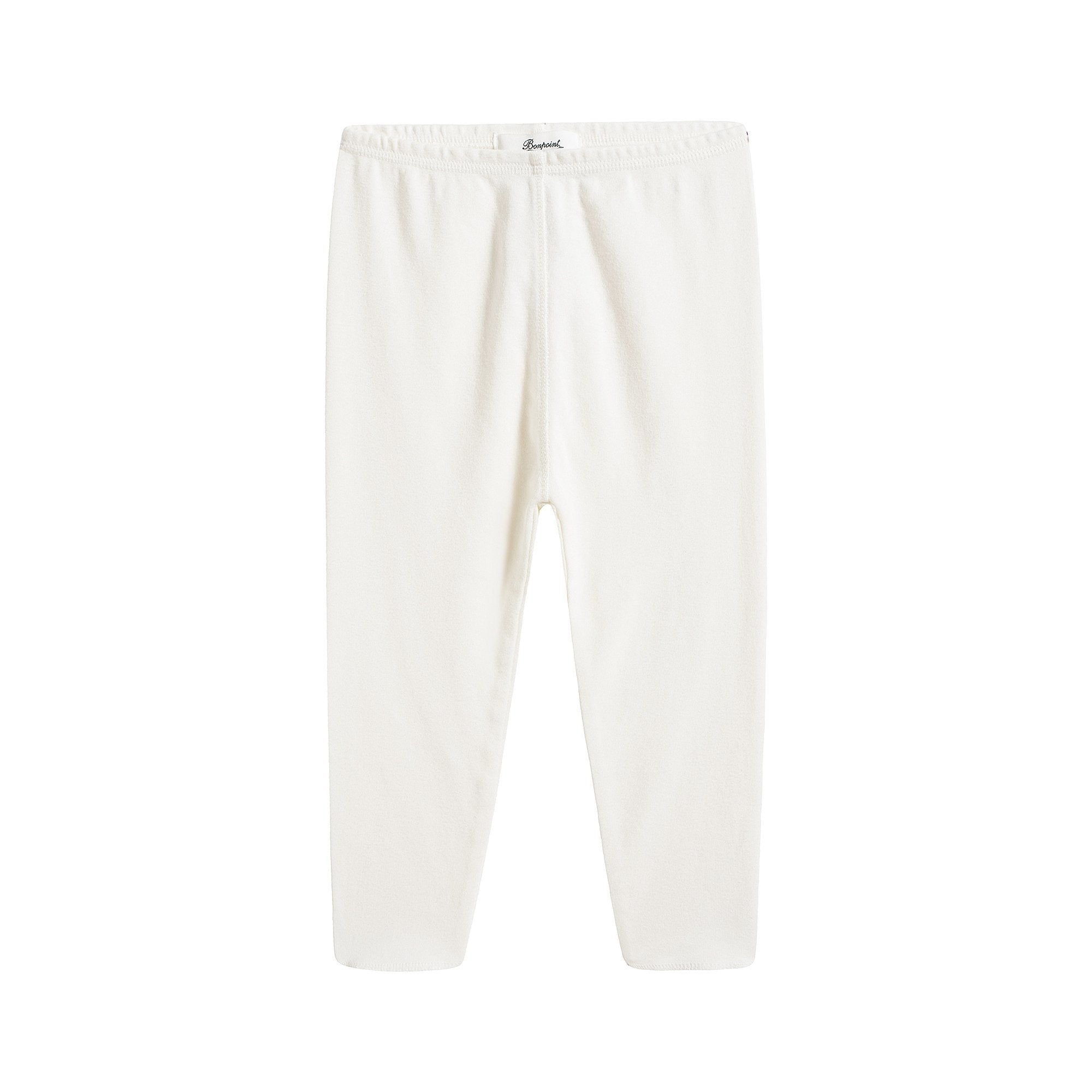 Baby Boys & Girls Off White Cotton Leggings