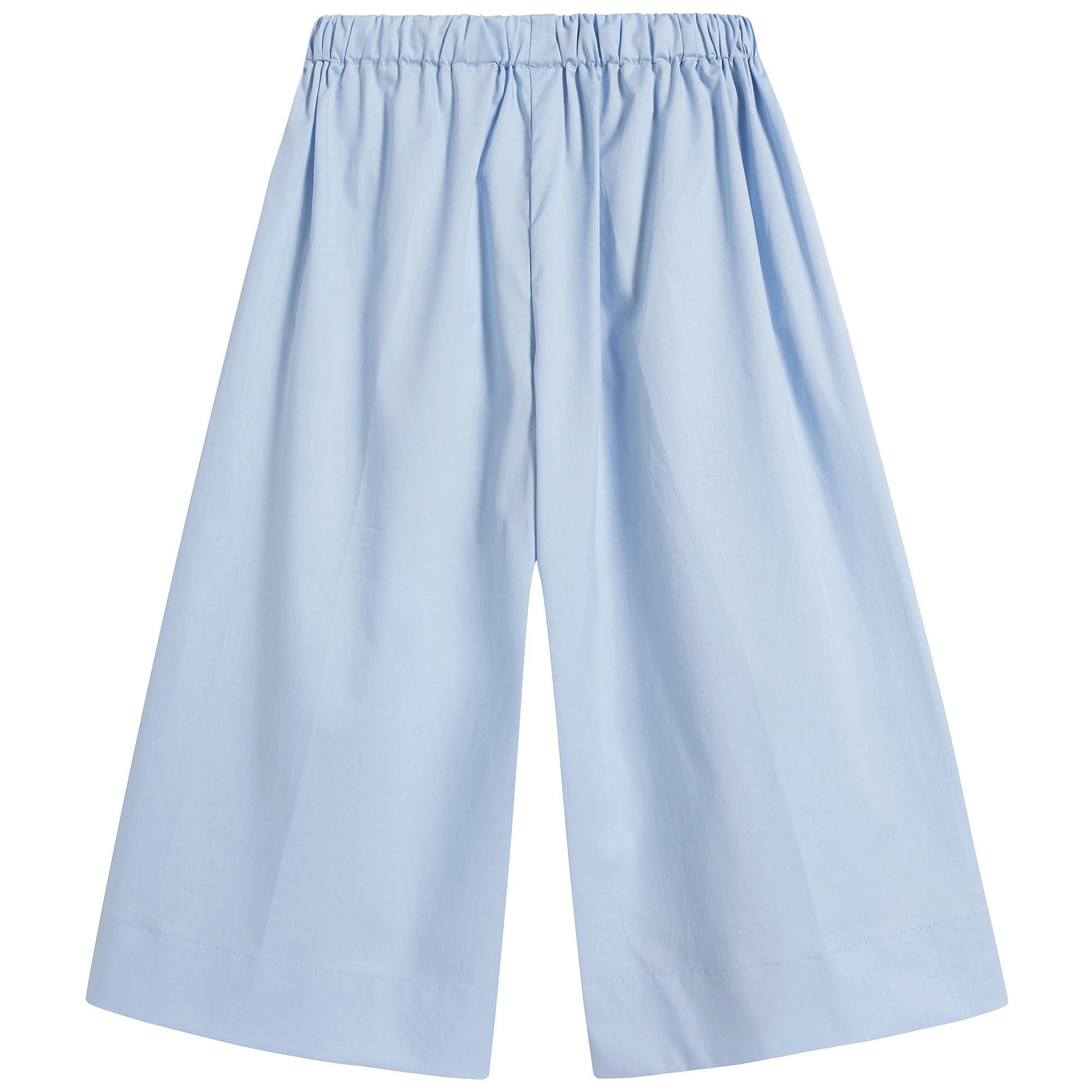 Girls Blue Cotton Trousers