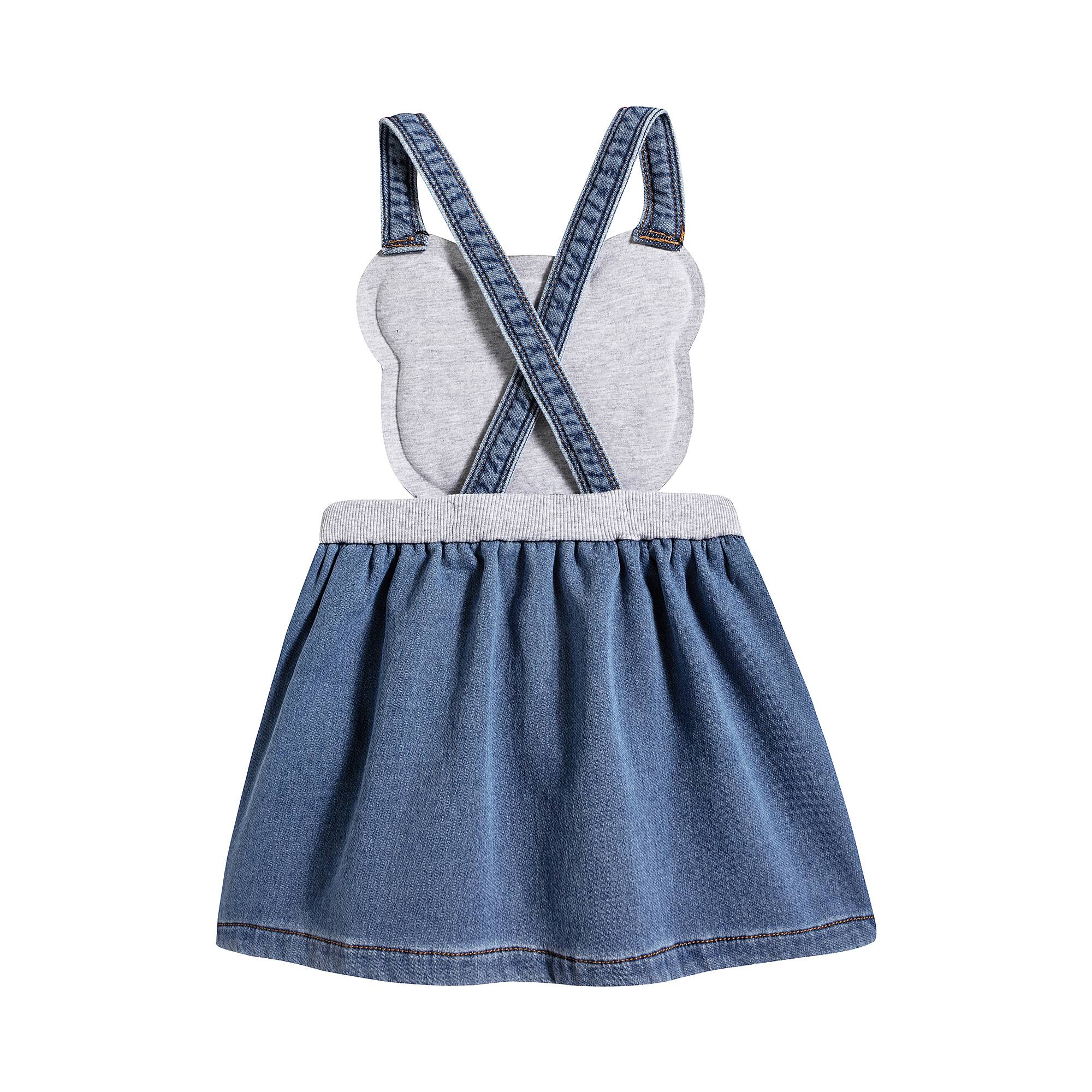 Baby Girls Bear Denim Skirt