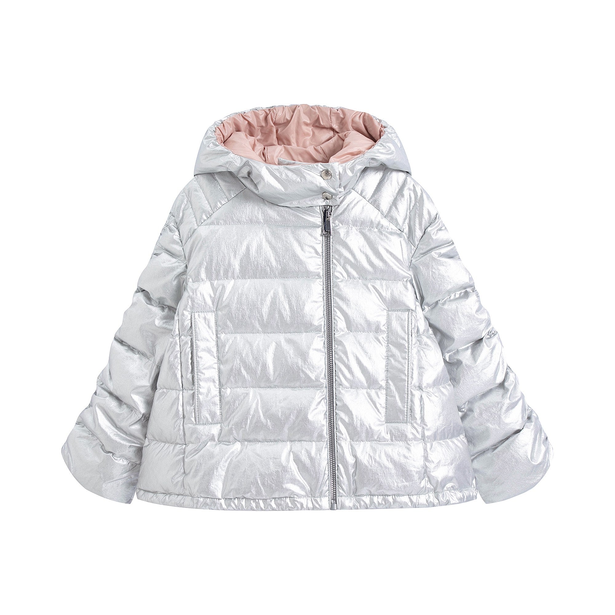 Girls Grey "KERIMA" Padded Down Jacket