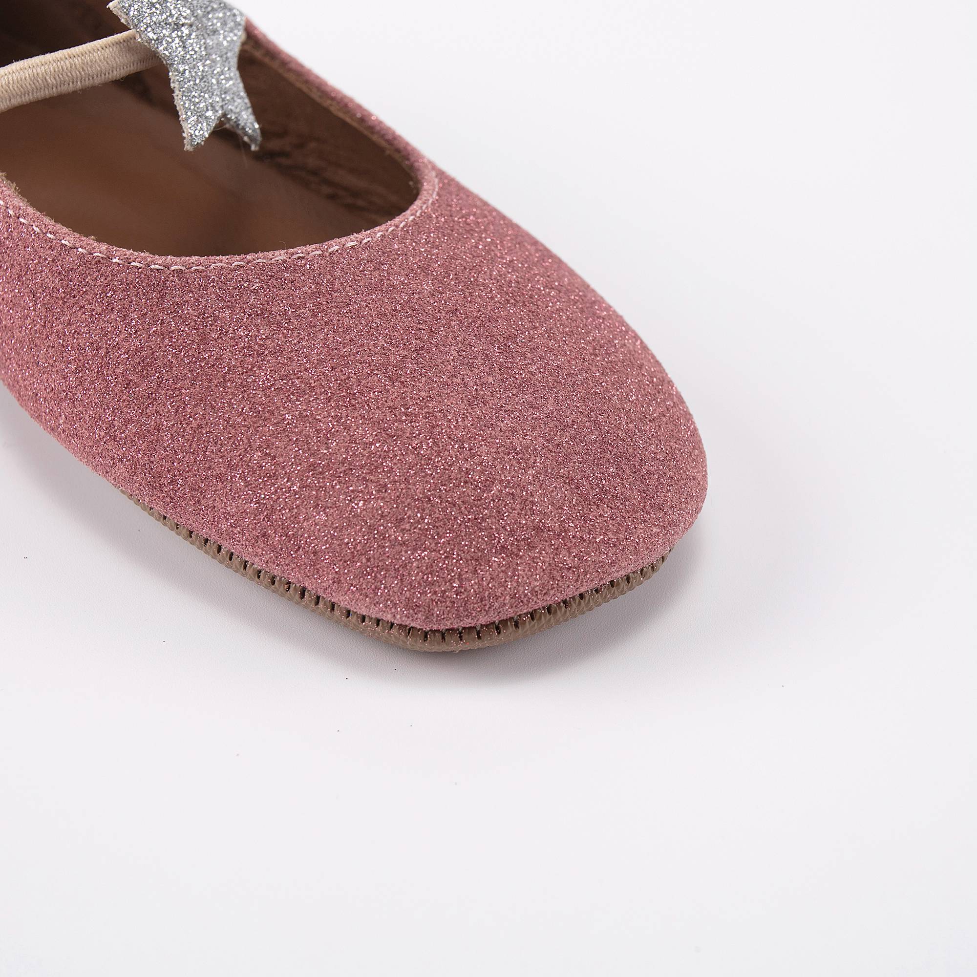 Girls Pink Leather Shoes