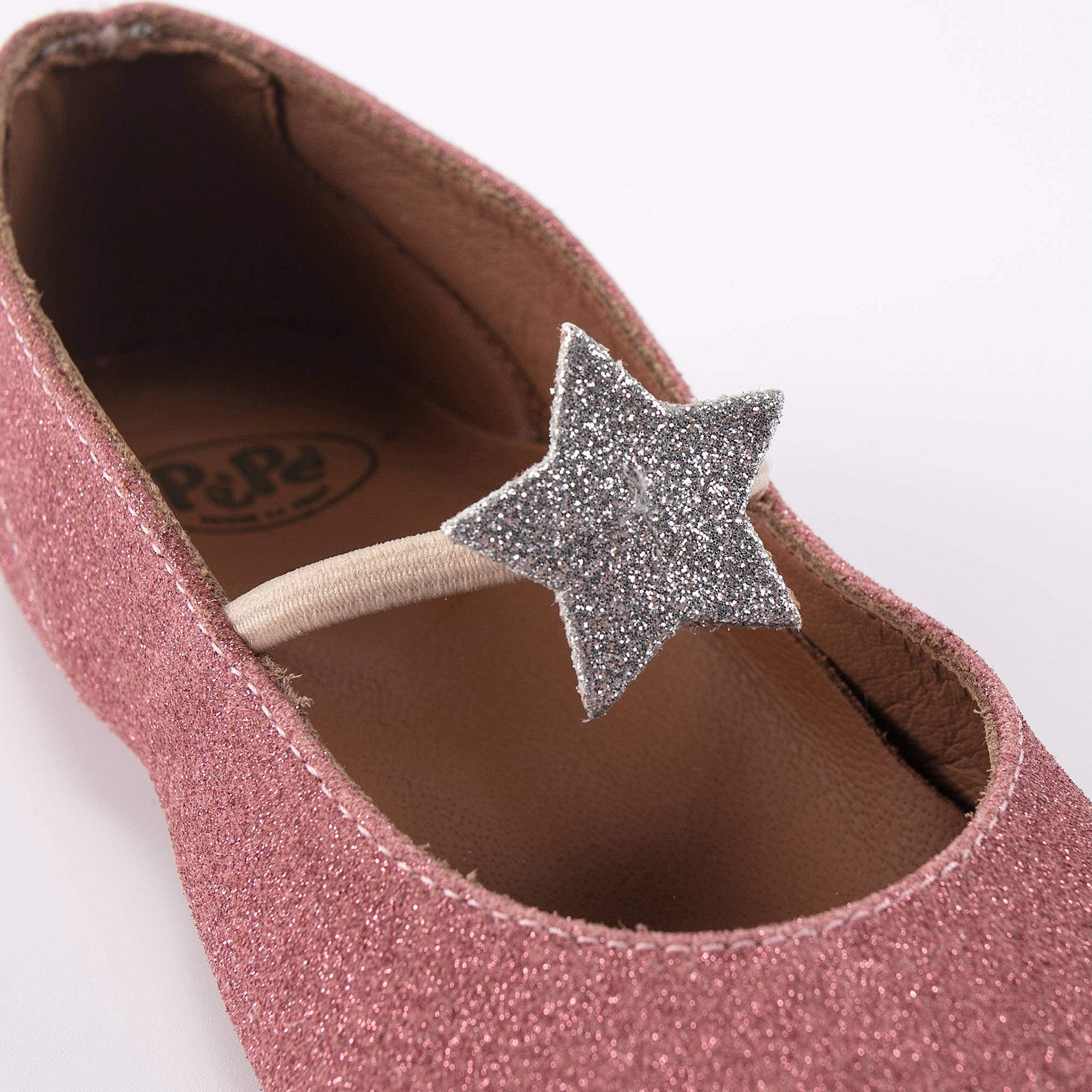 Girls Pink Leather Shoes