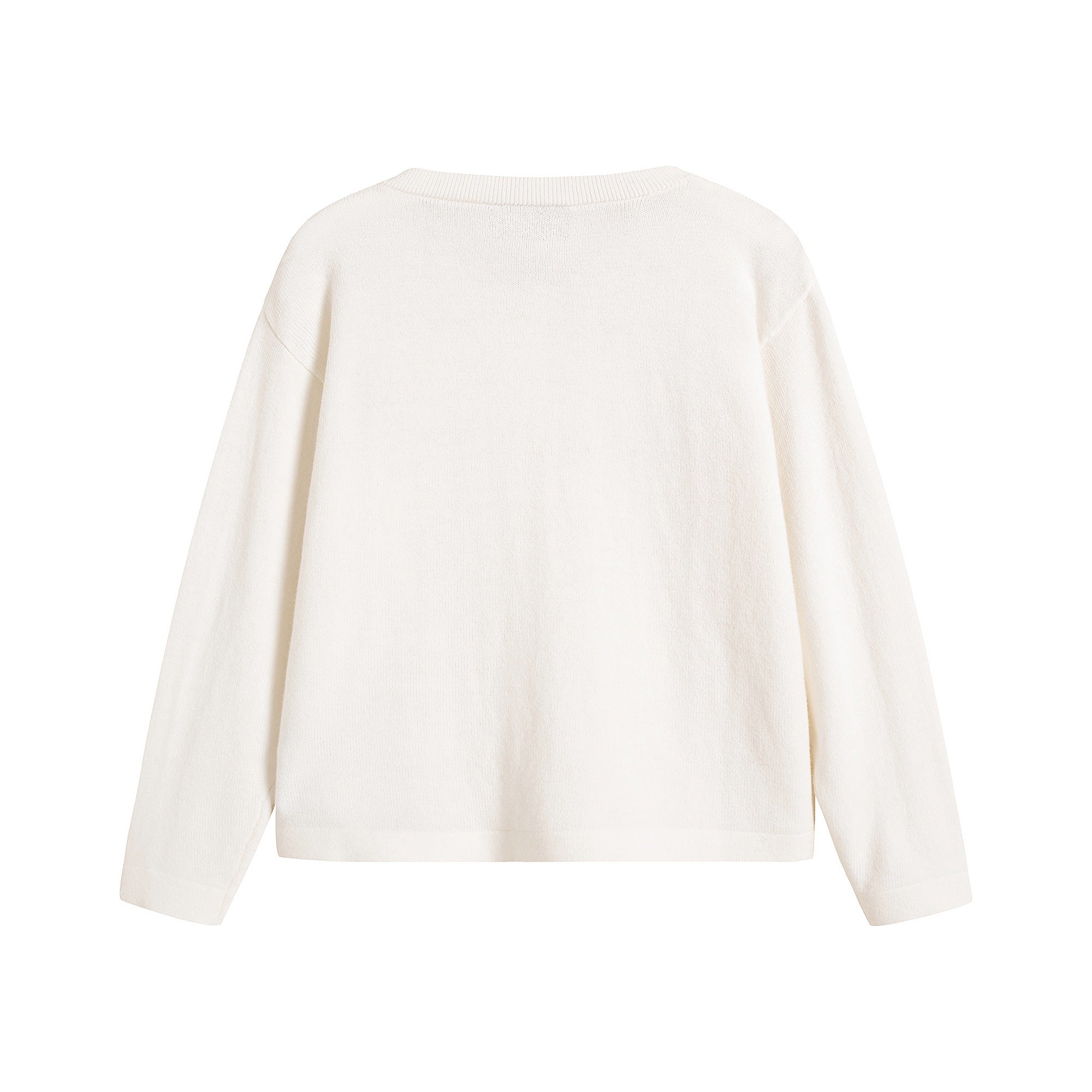 Baby Girls White Knit Cardigan