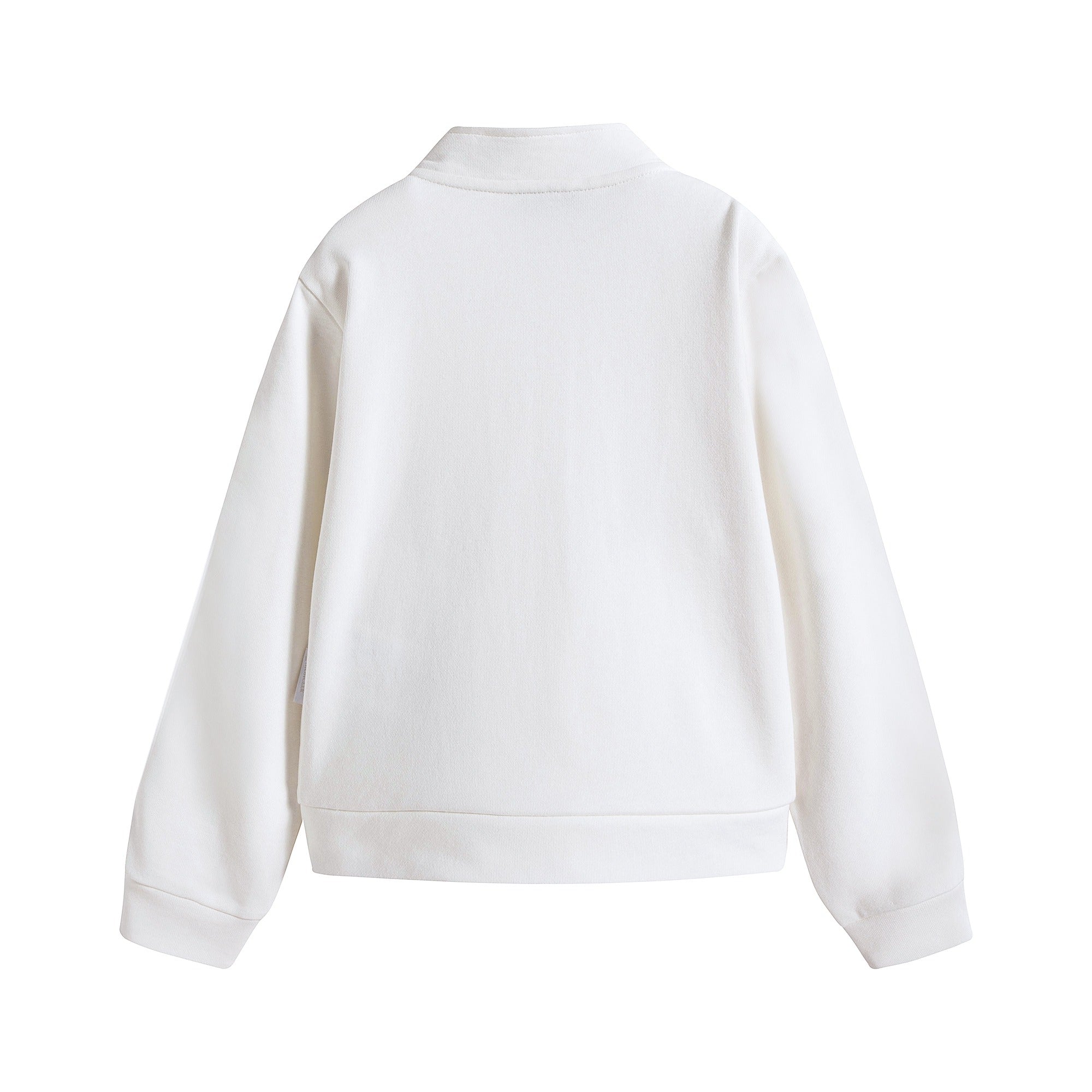 Girls White Logo Cotton Set