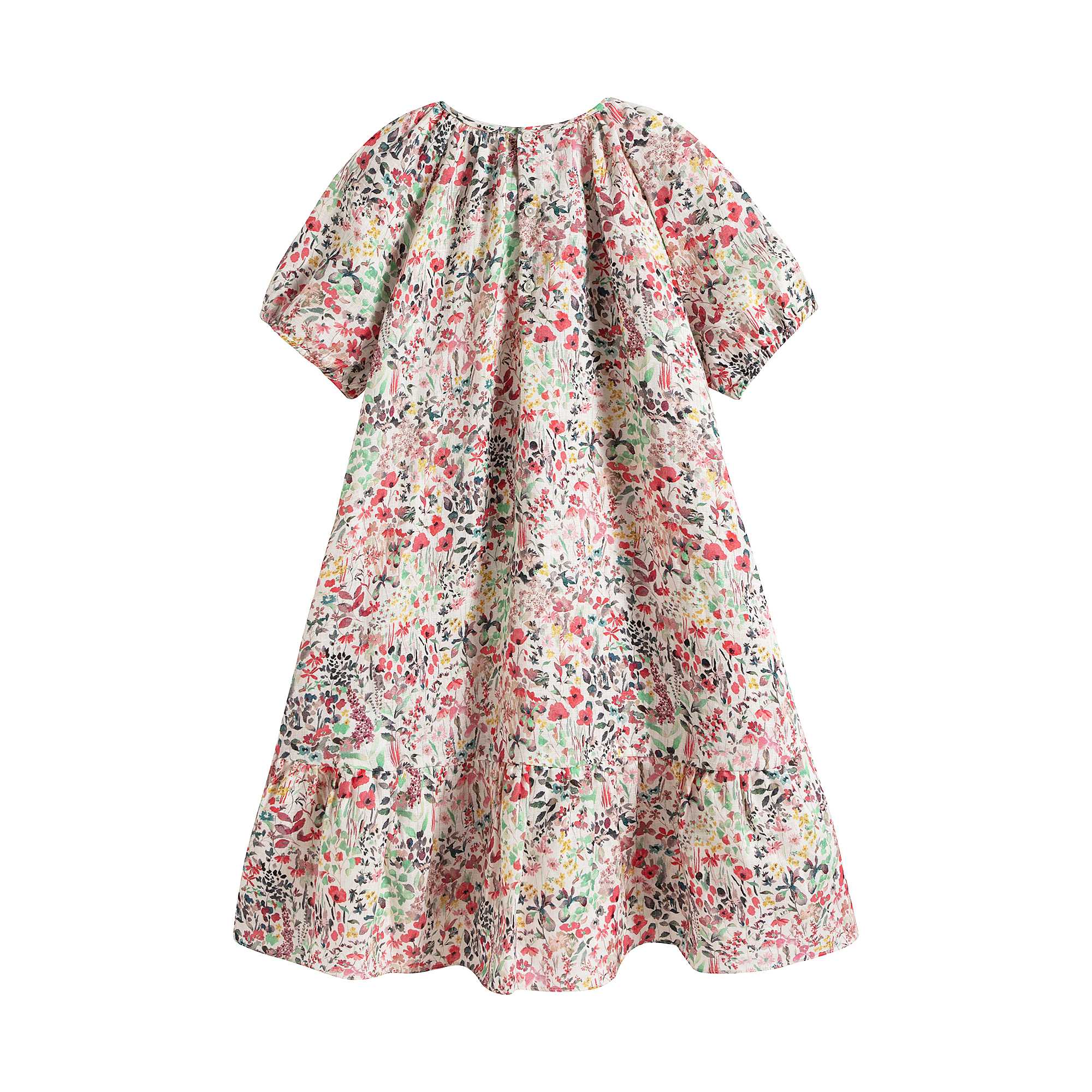 Girls Red Floral Dress