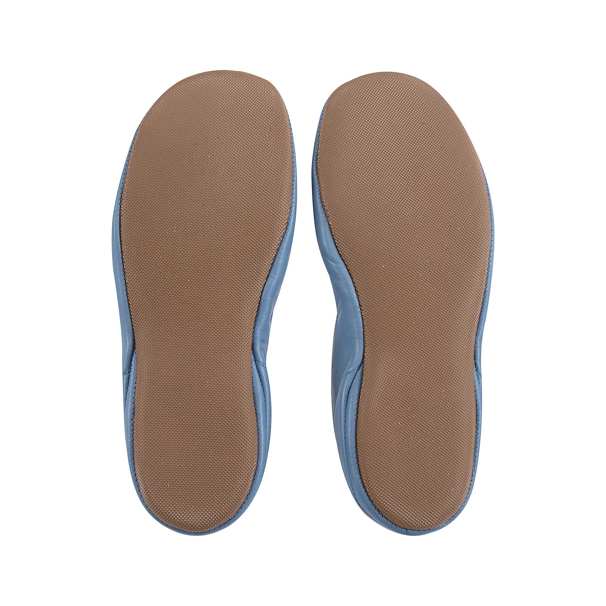 Girls Blue Stars Leather Shoes