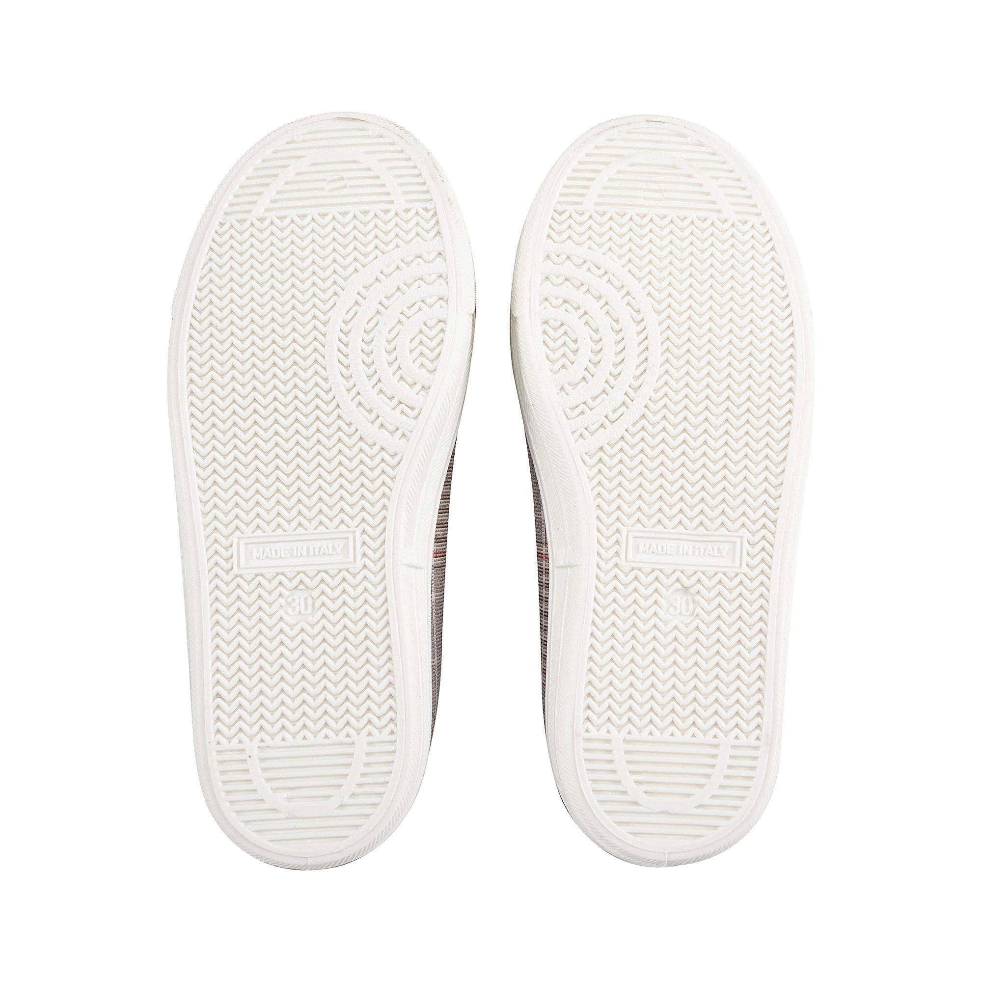 Boys & Girls Beige Check Shoes