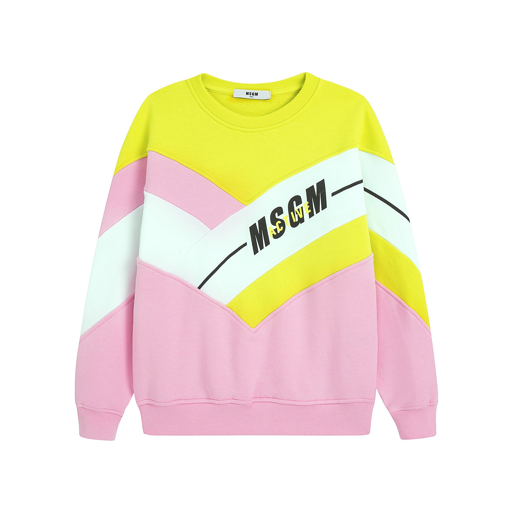 Girls Pink Cotton Sweatshirt