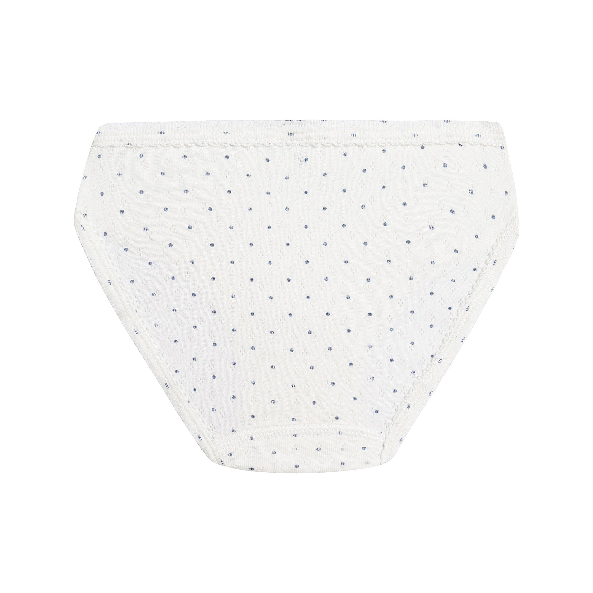 Girls Multicolor Dots Cotton Underwear Set (3 Pack)
